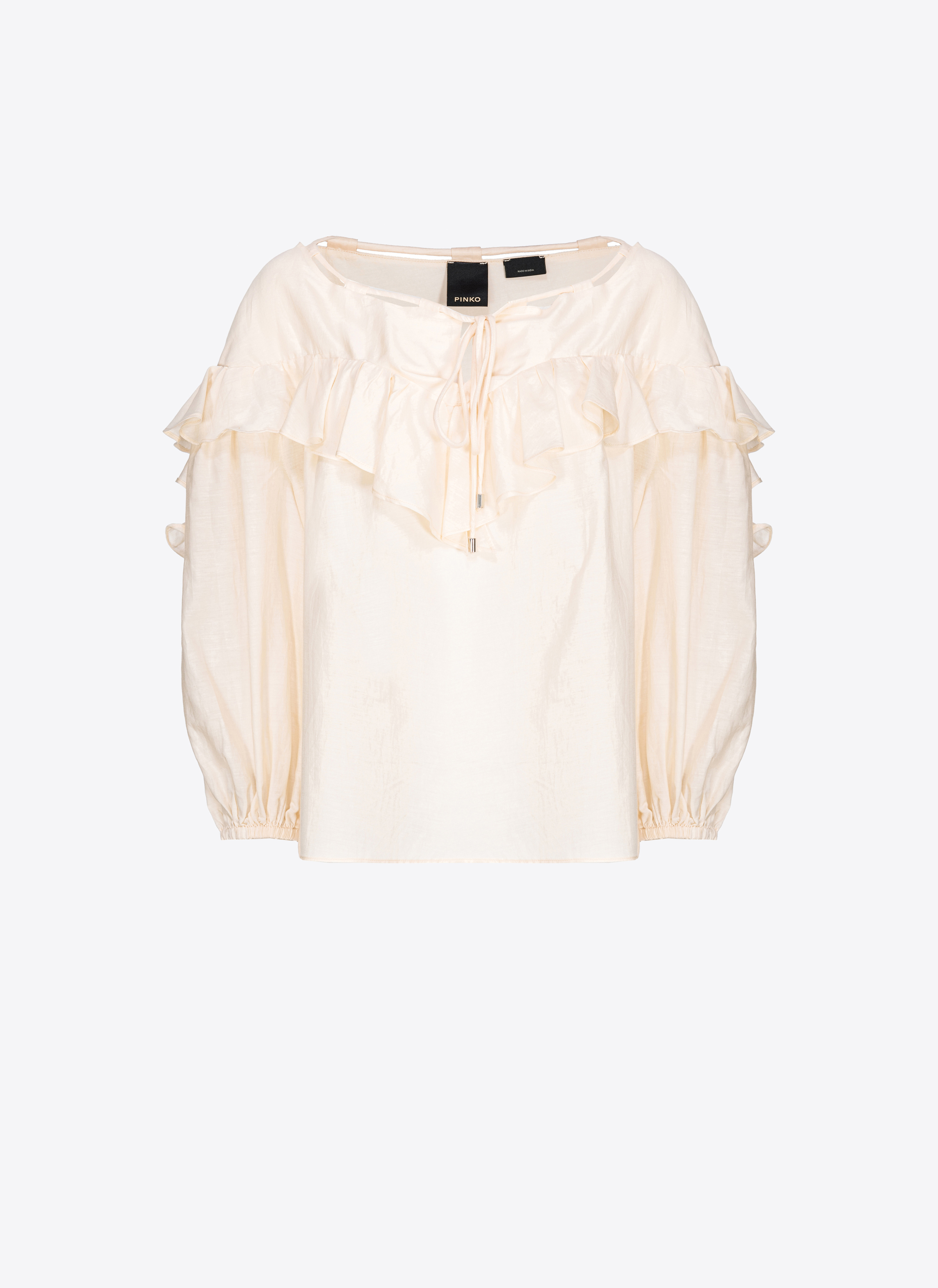 Pinko Bluse mit großem Volant