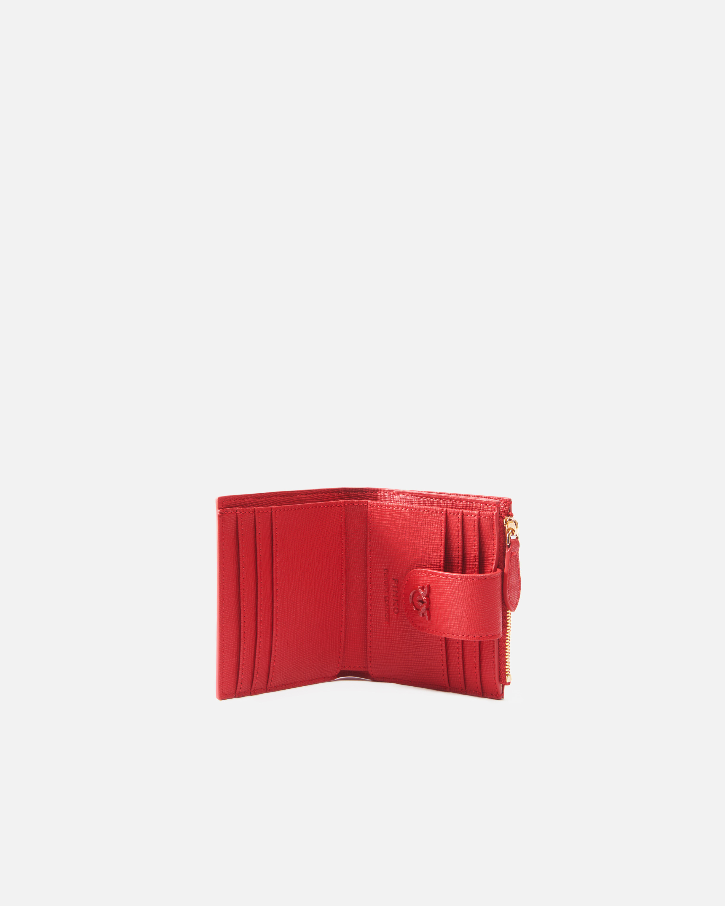 折りたたみ財布 PINKO 'Compact' wallet Compact small wallet in saffiano leather PINKO → Shop Online