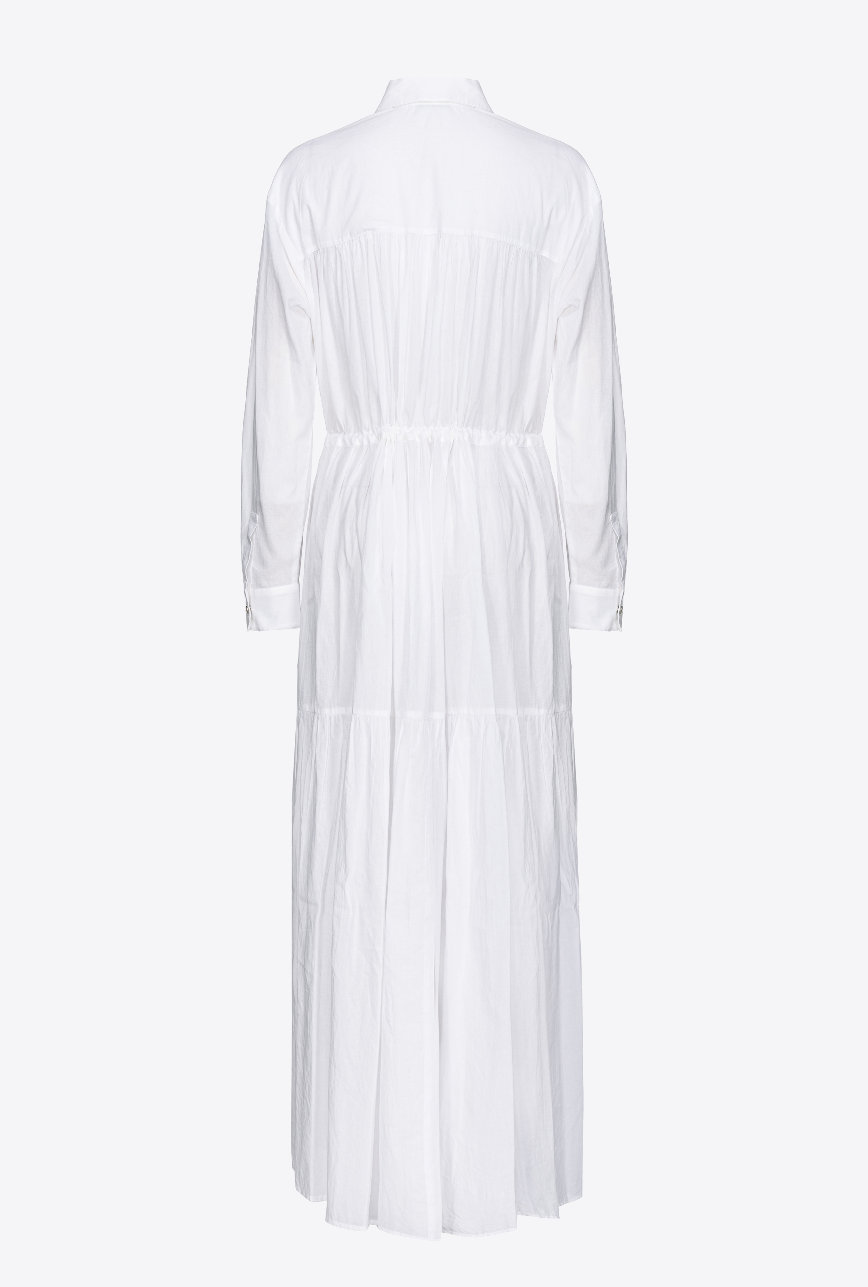 Shop Pinko Robe Chemise Avec Broderie Anglaise Style Western In Snow White