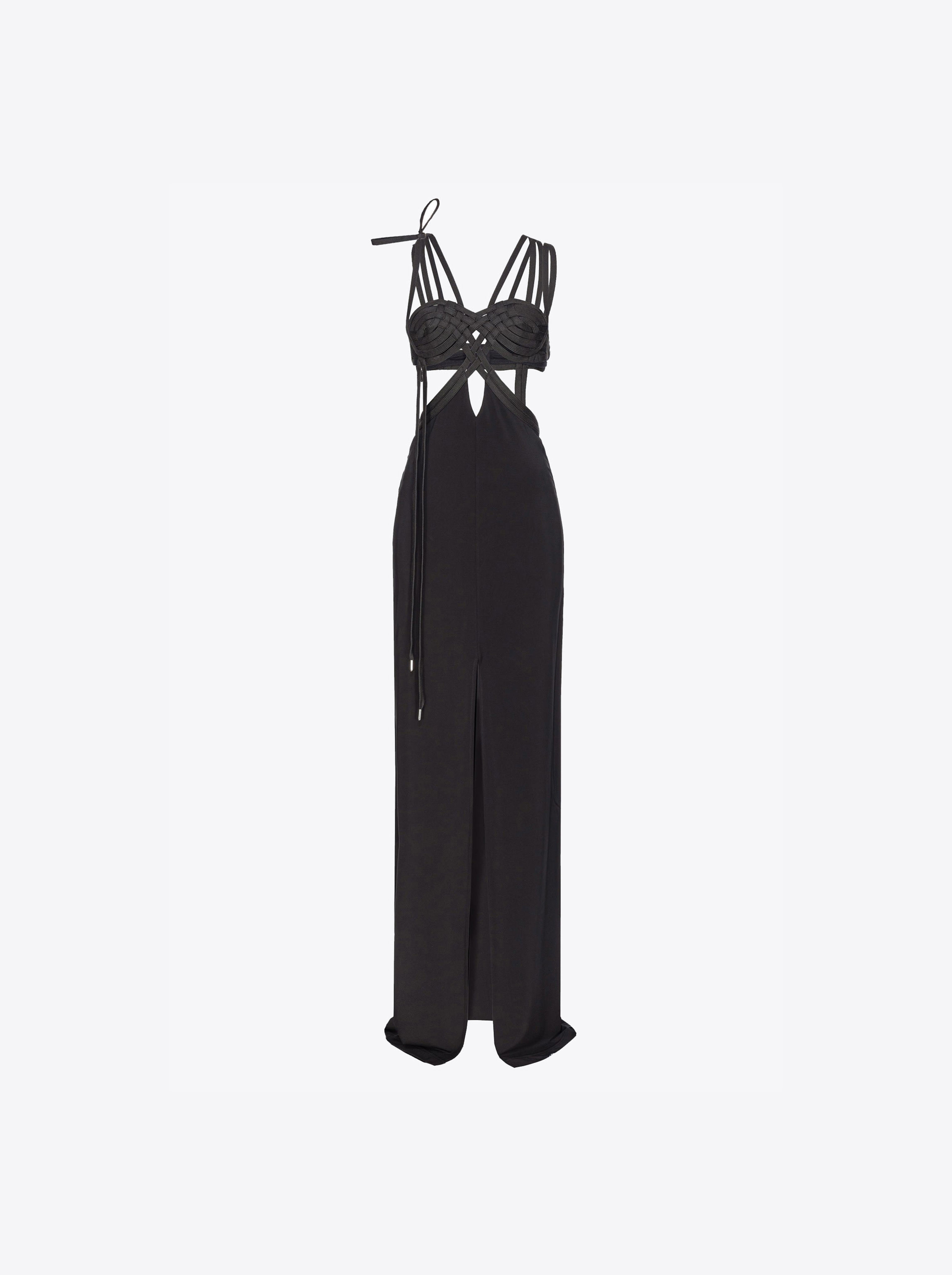 Pinko Langes Kleid mit Schnürung