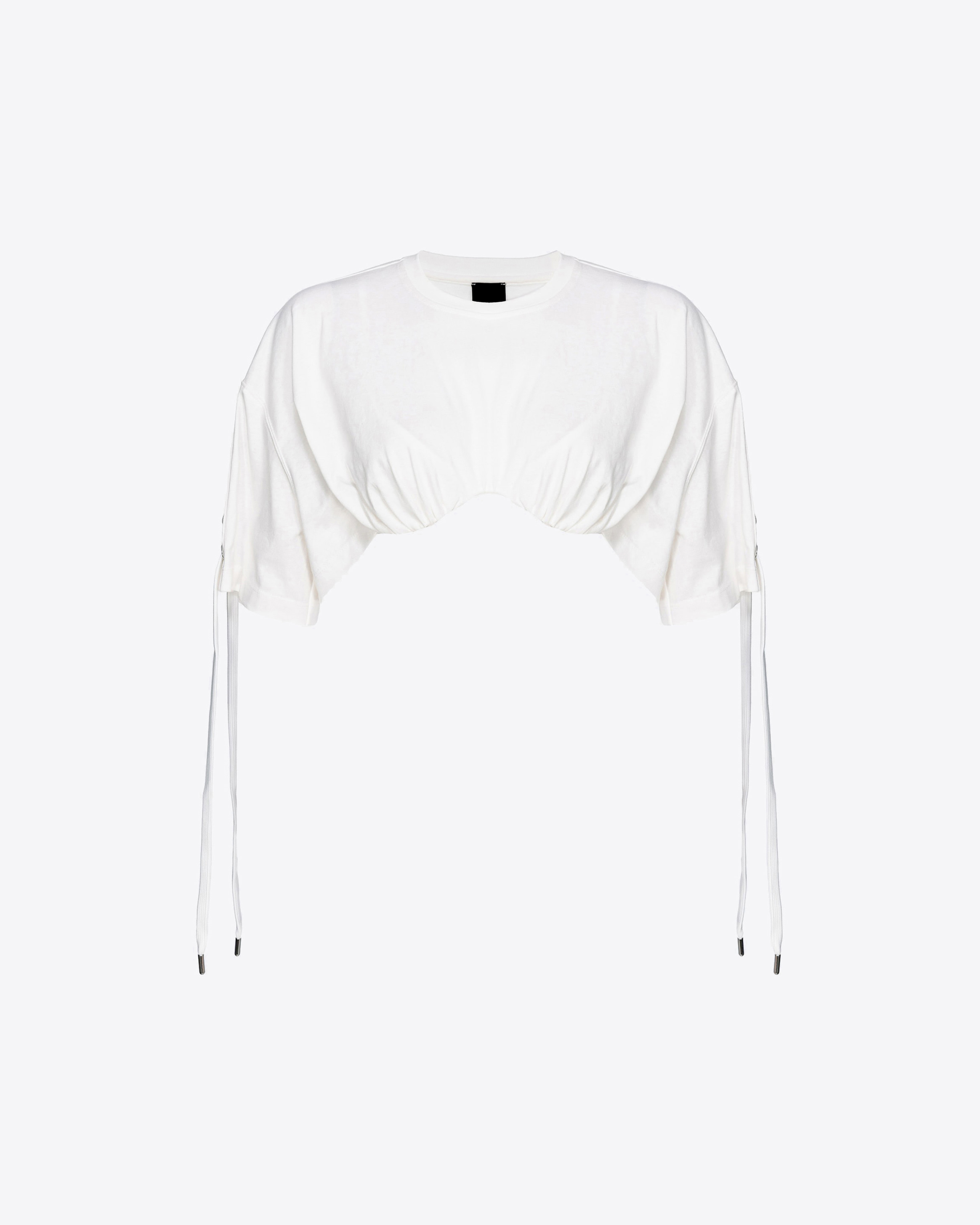 Pinko Crop-Oberteil mit Kreuzschnürung