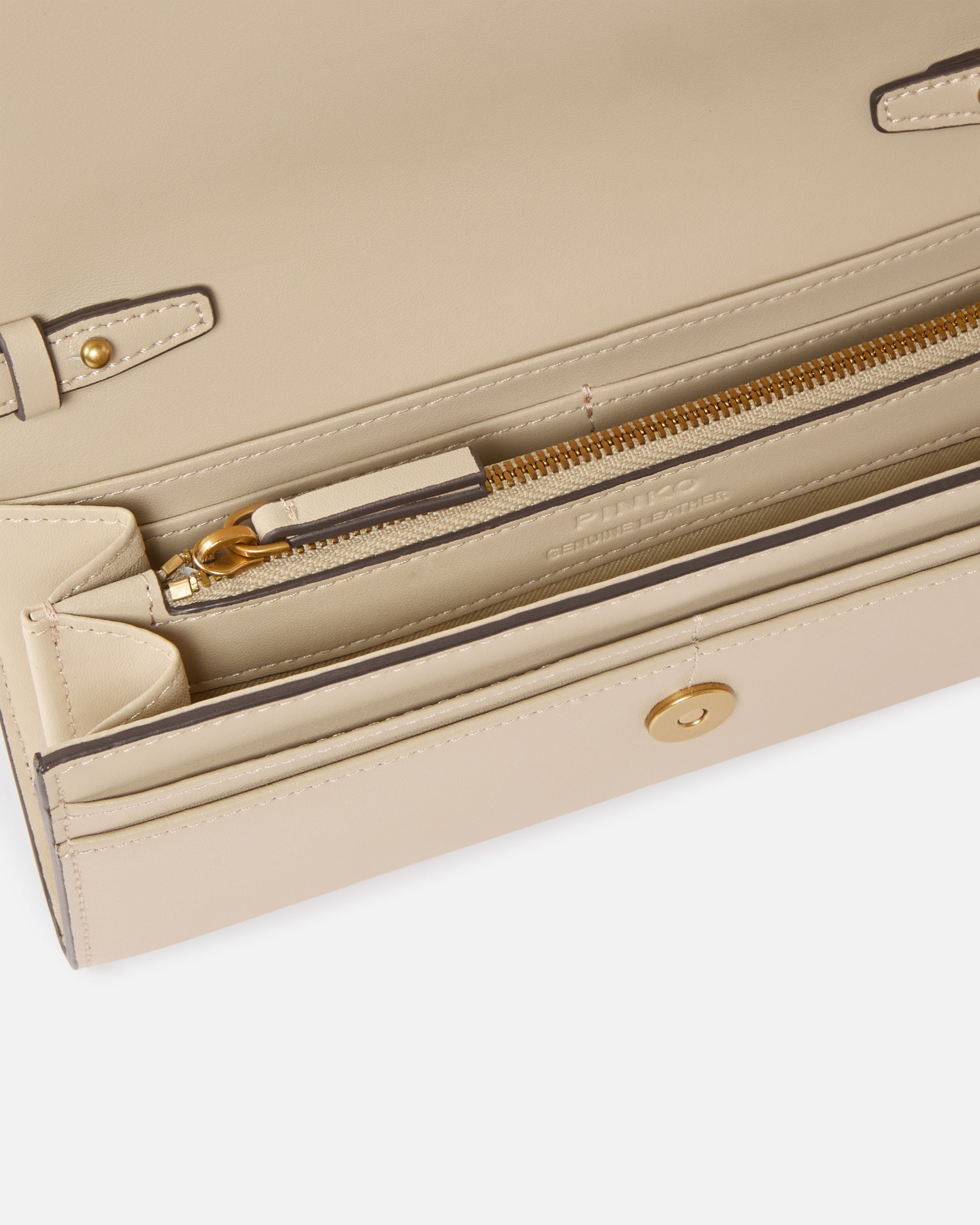 Portefeuille en cuir à bandoulière avec logo Love Birds 3