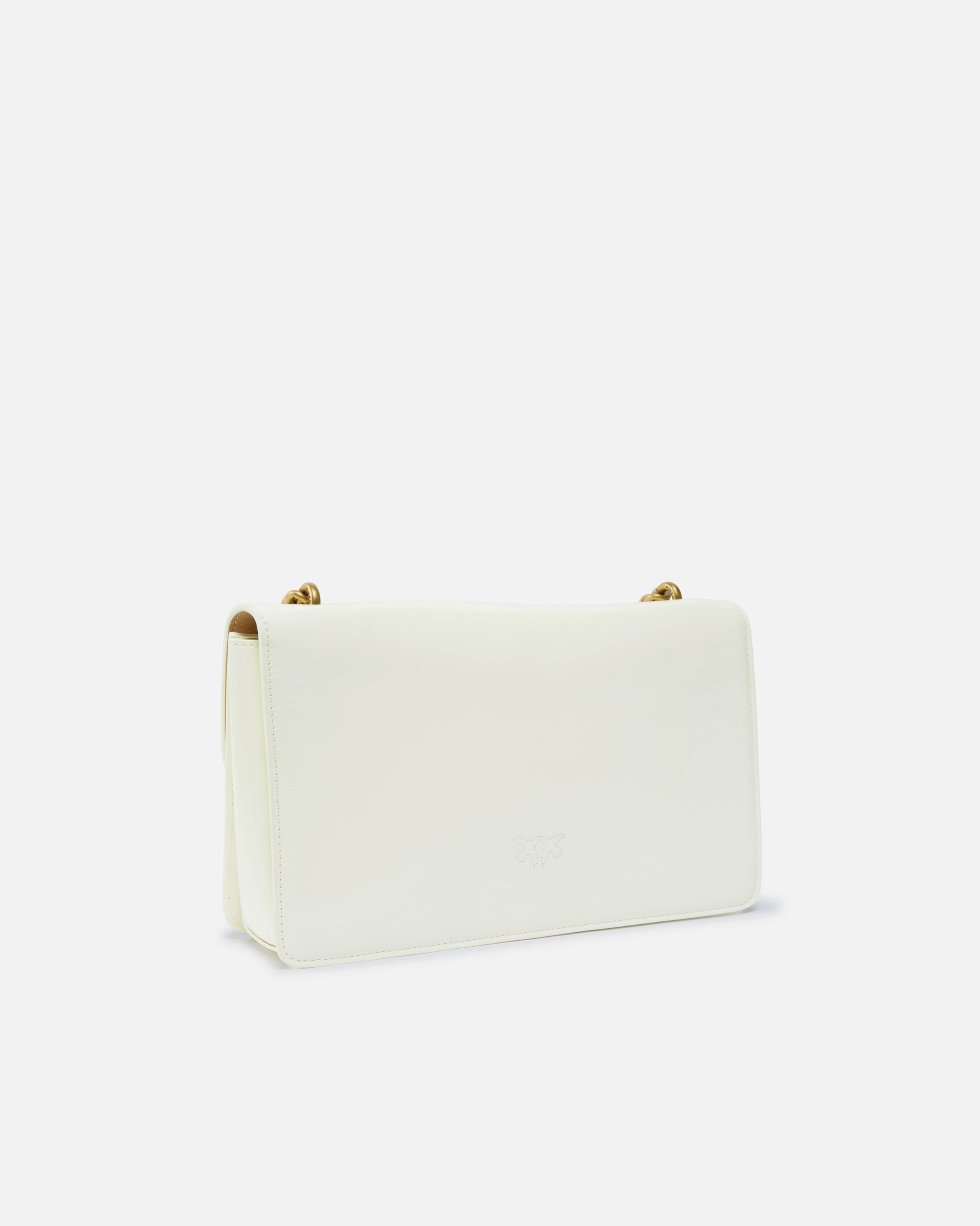 Блестящая сумка кросс-боди Love Bag - БЕЛЫЙ - large