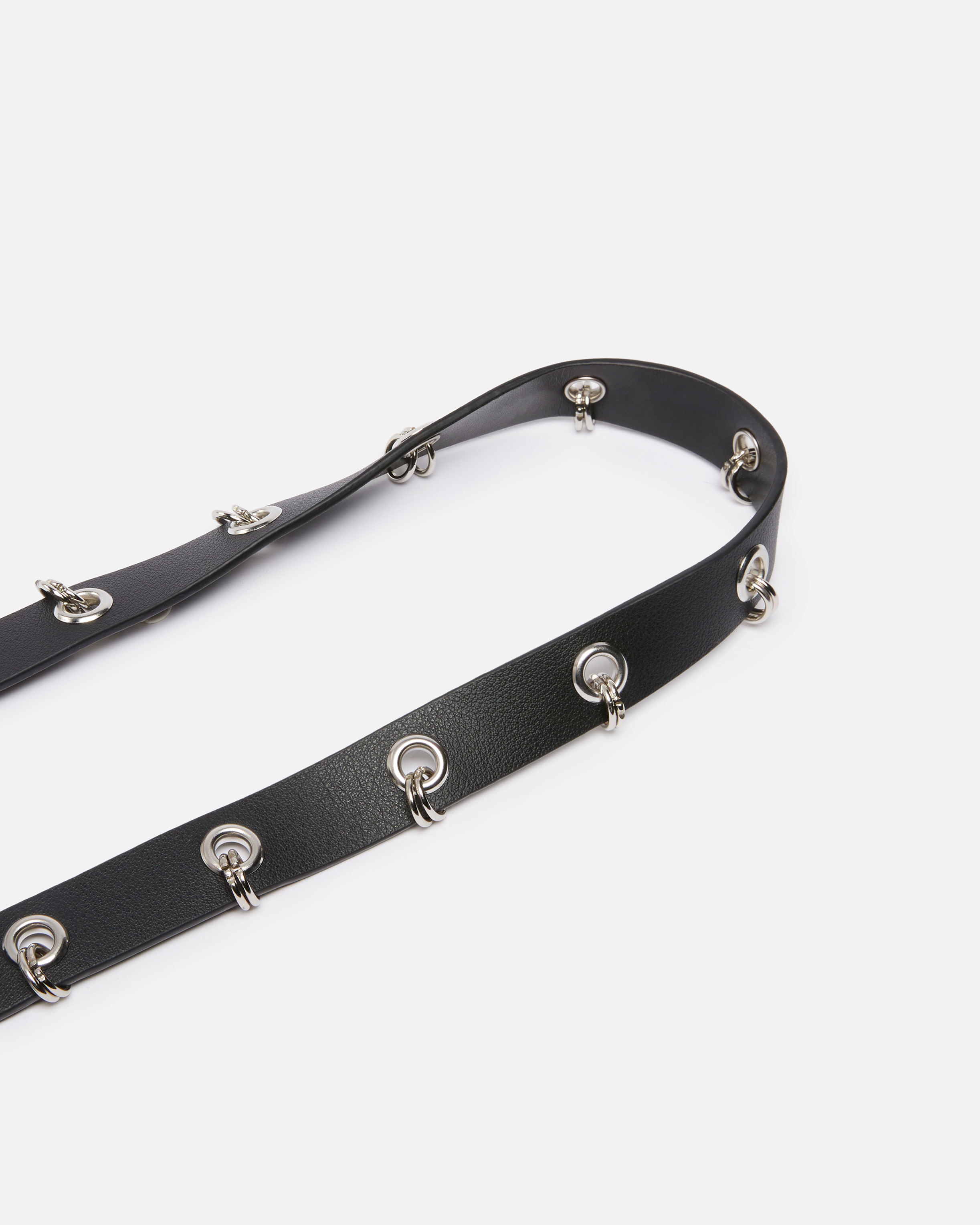 Thin belt with metal rings, 2.5 cm PINKO → Shop Online Thin belt with metal rings, 2.5 cm PINKO → Shop Online