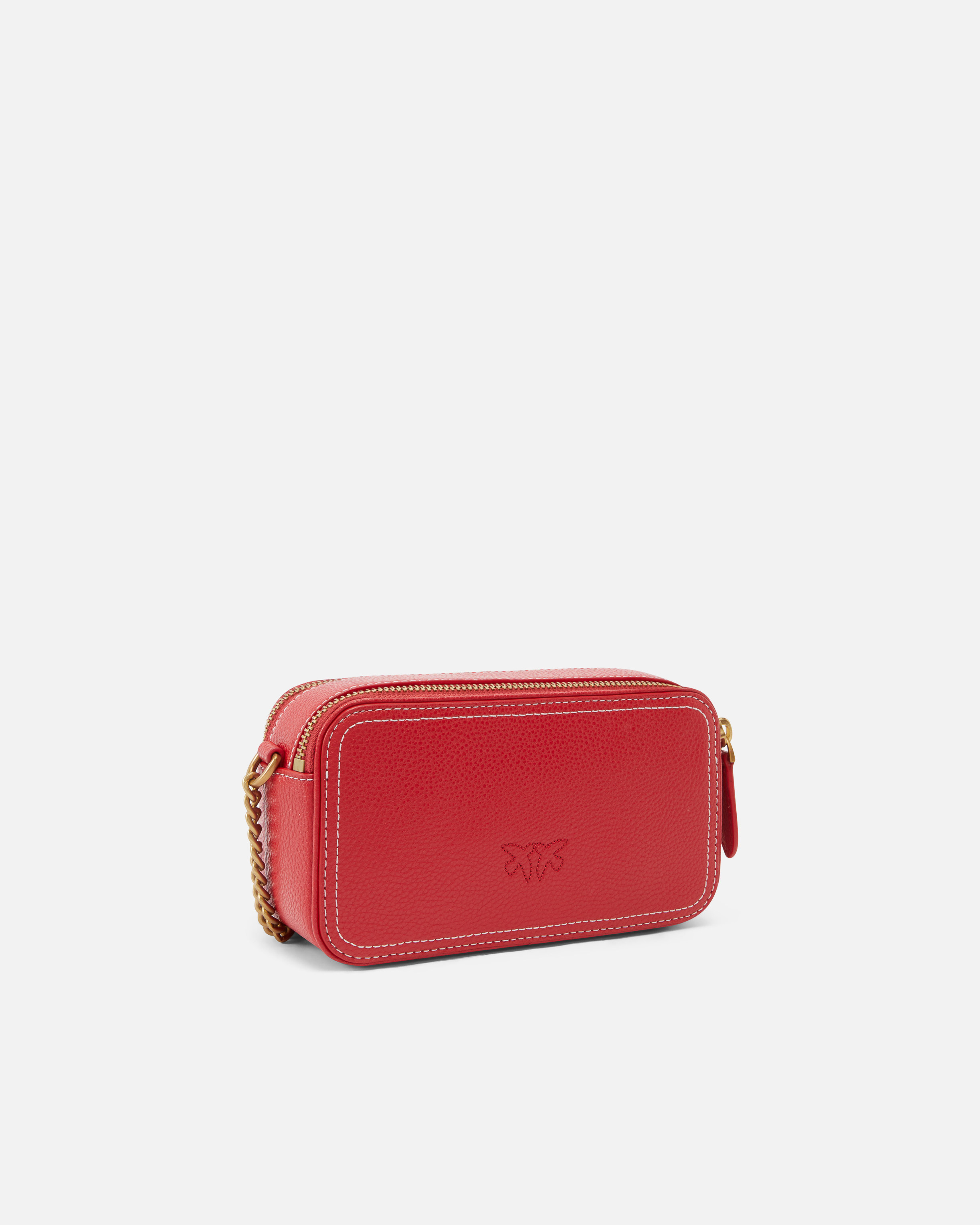 Small crossbody bag with raised Love Birds logo PINKO Shop Online