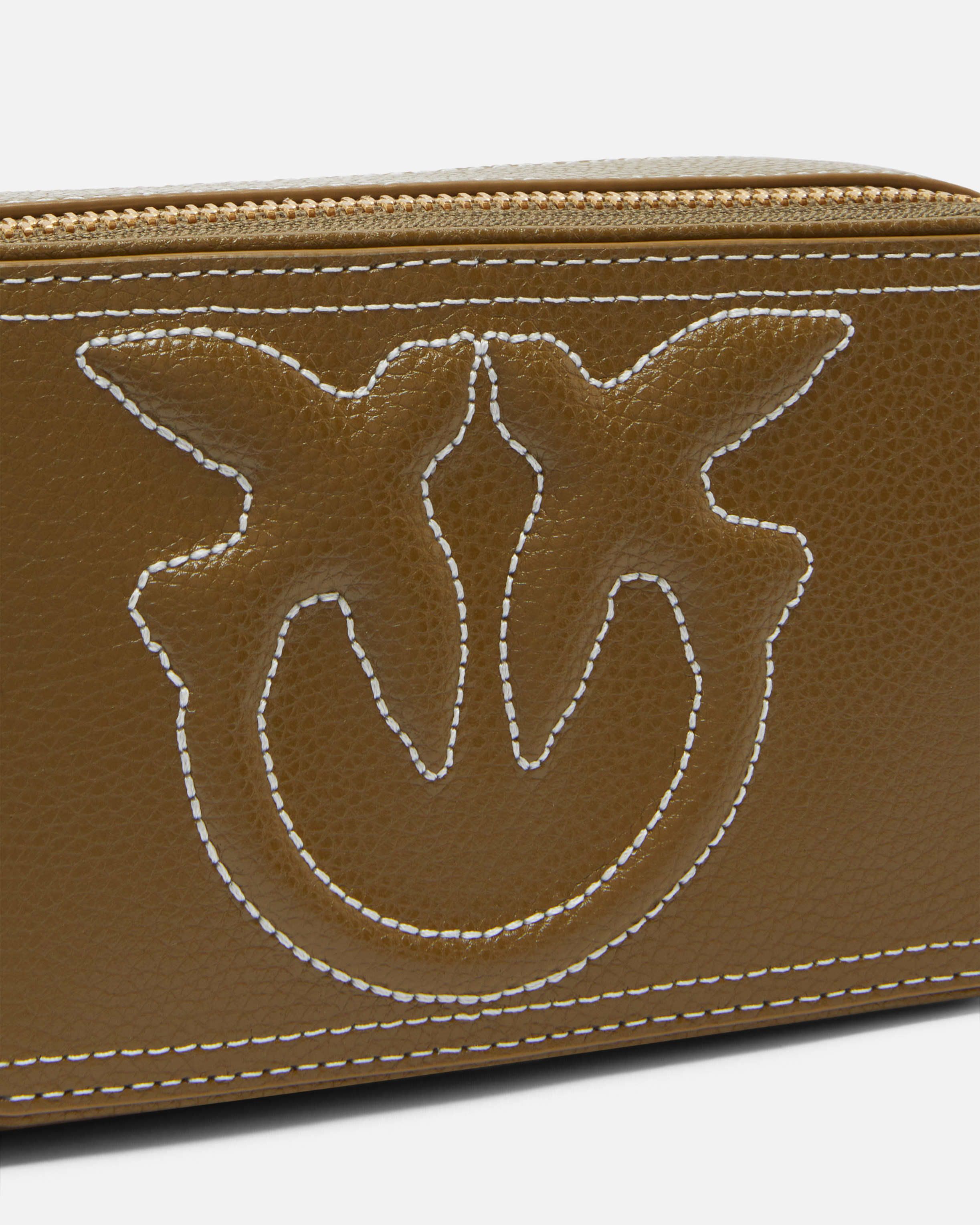 Small crossbody bag with raised Love Birds logo PINKO → Shop Online