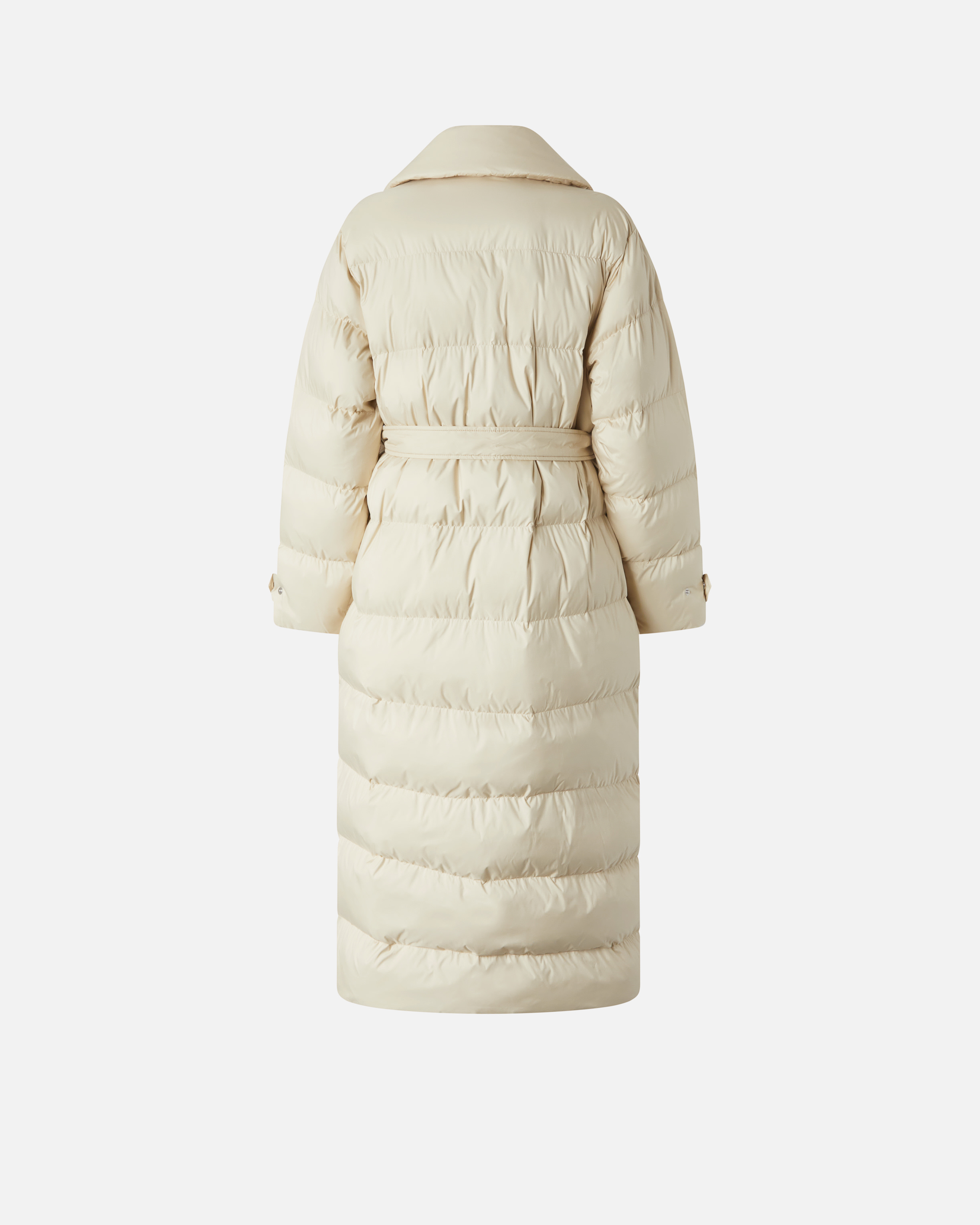Pinko Taccuino Puffer Coat In Oyster Grey