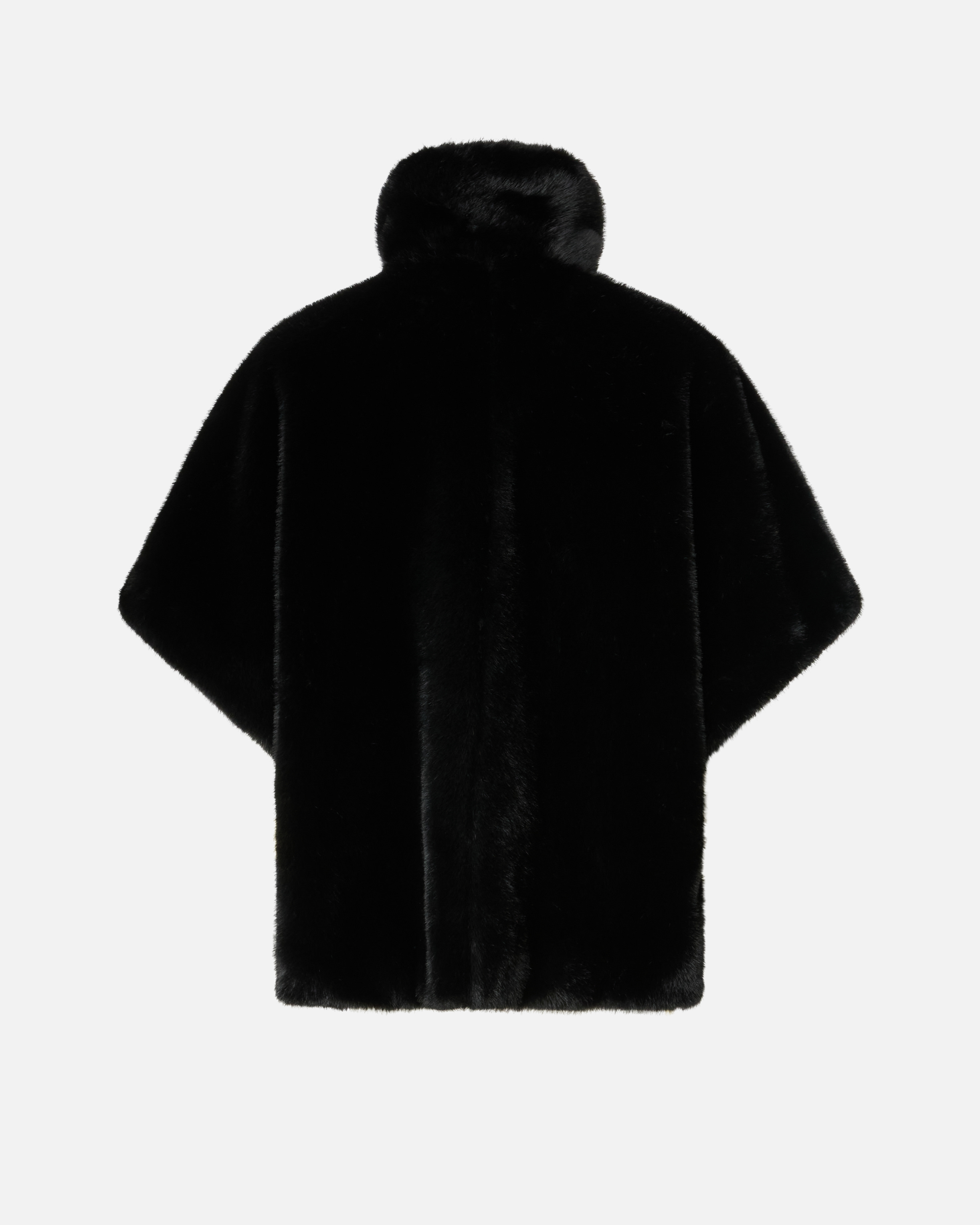 Pinko Comodino Cappa Similpelliccia In Black