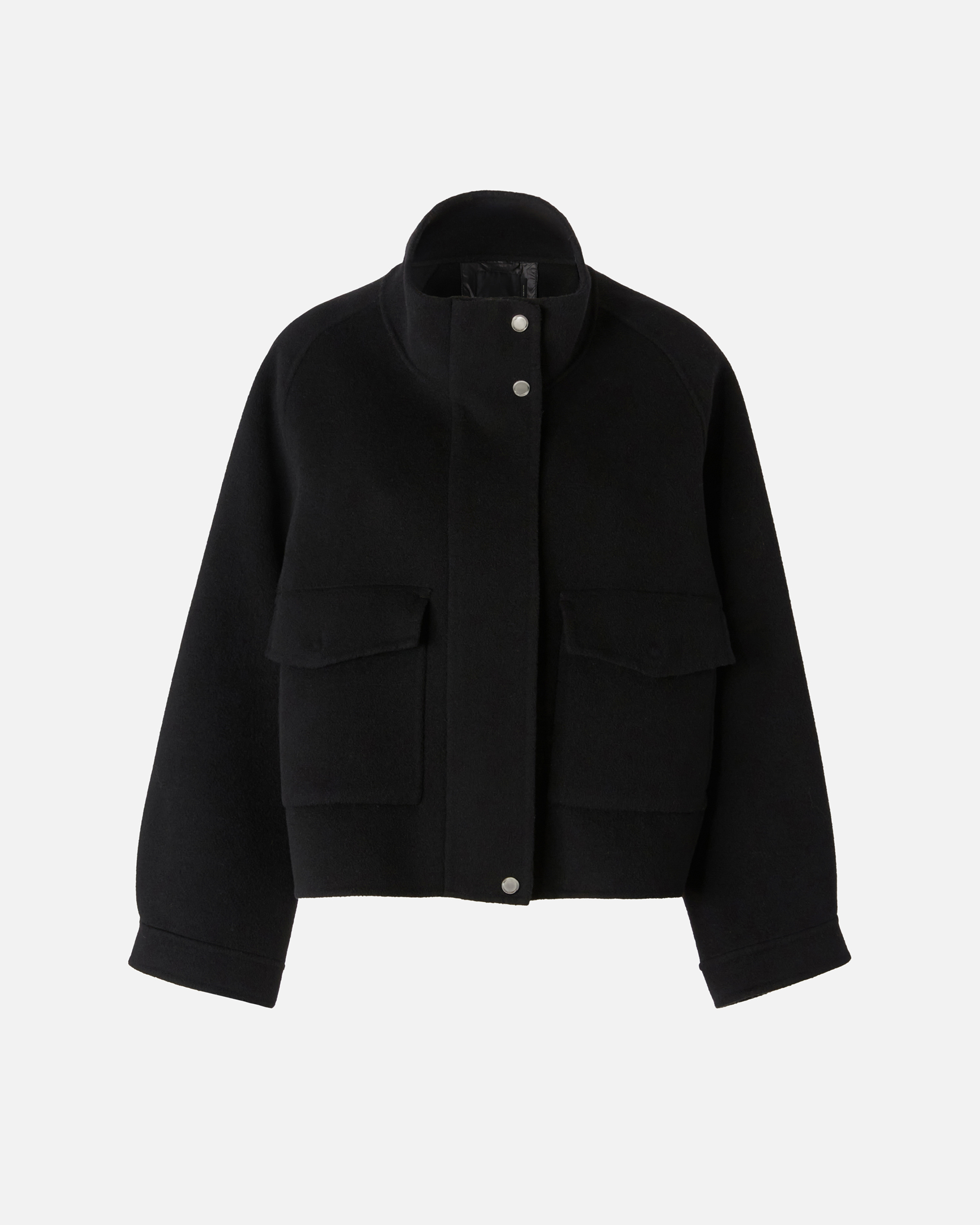 Short double-layered cloth coat with high neck PINKO → Shop Short double-layered cloth coat with high neck PINKO → Shop