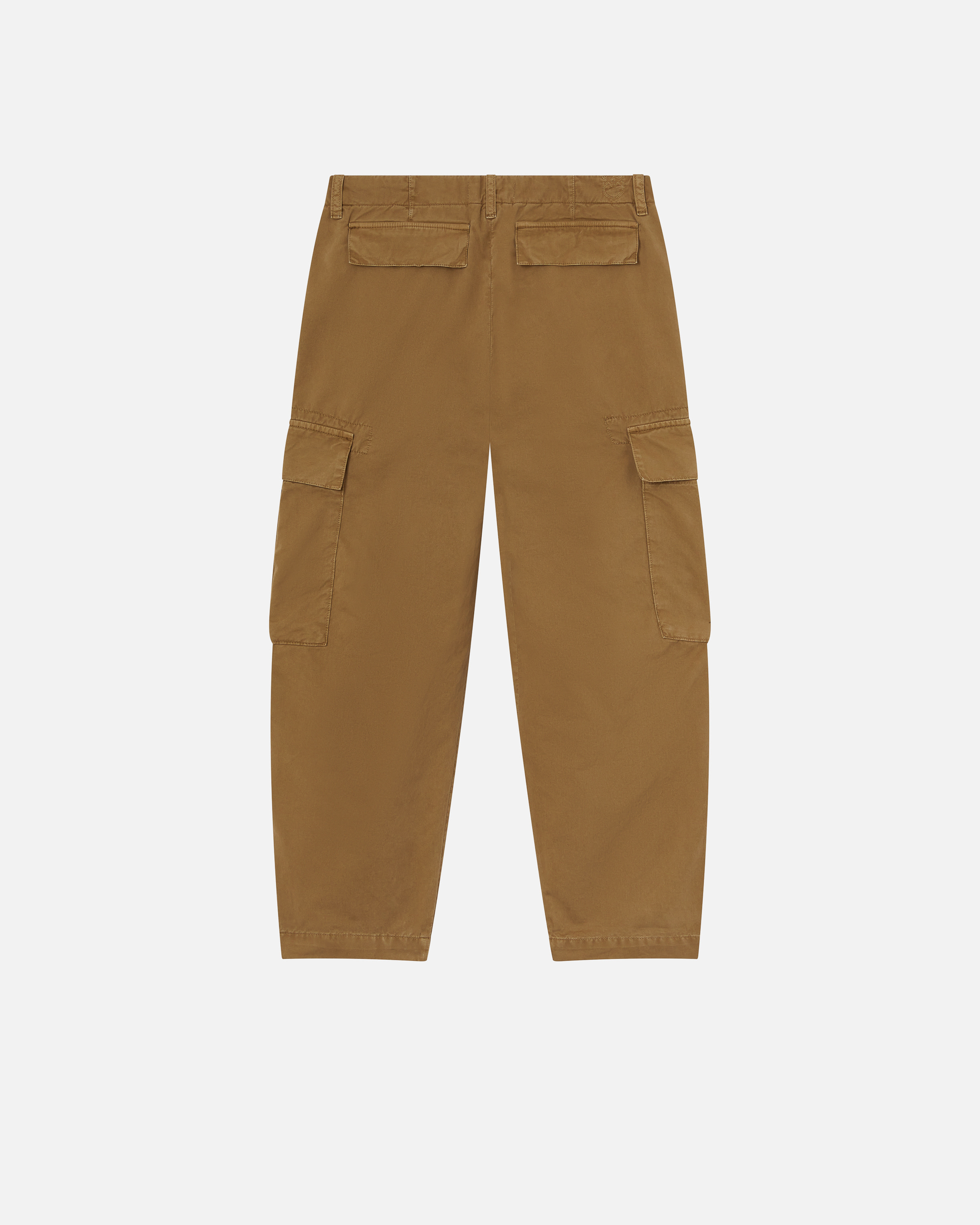 Pinko Gabardine Trousers In Elm Wood Brown