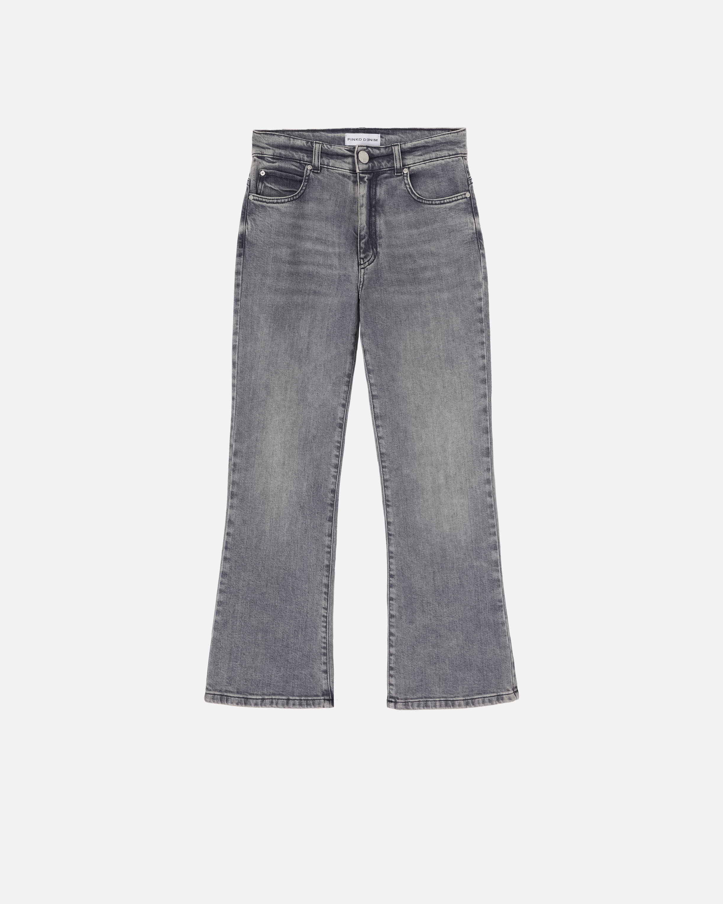 Pinko Bootcut-Jeans in Vintage-Grau