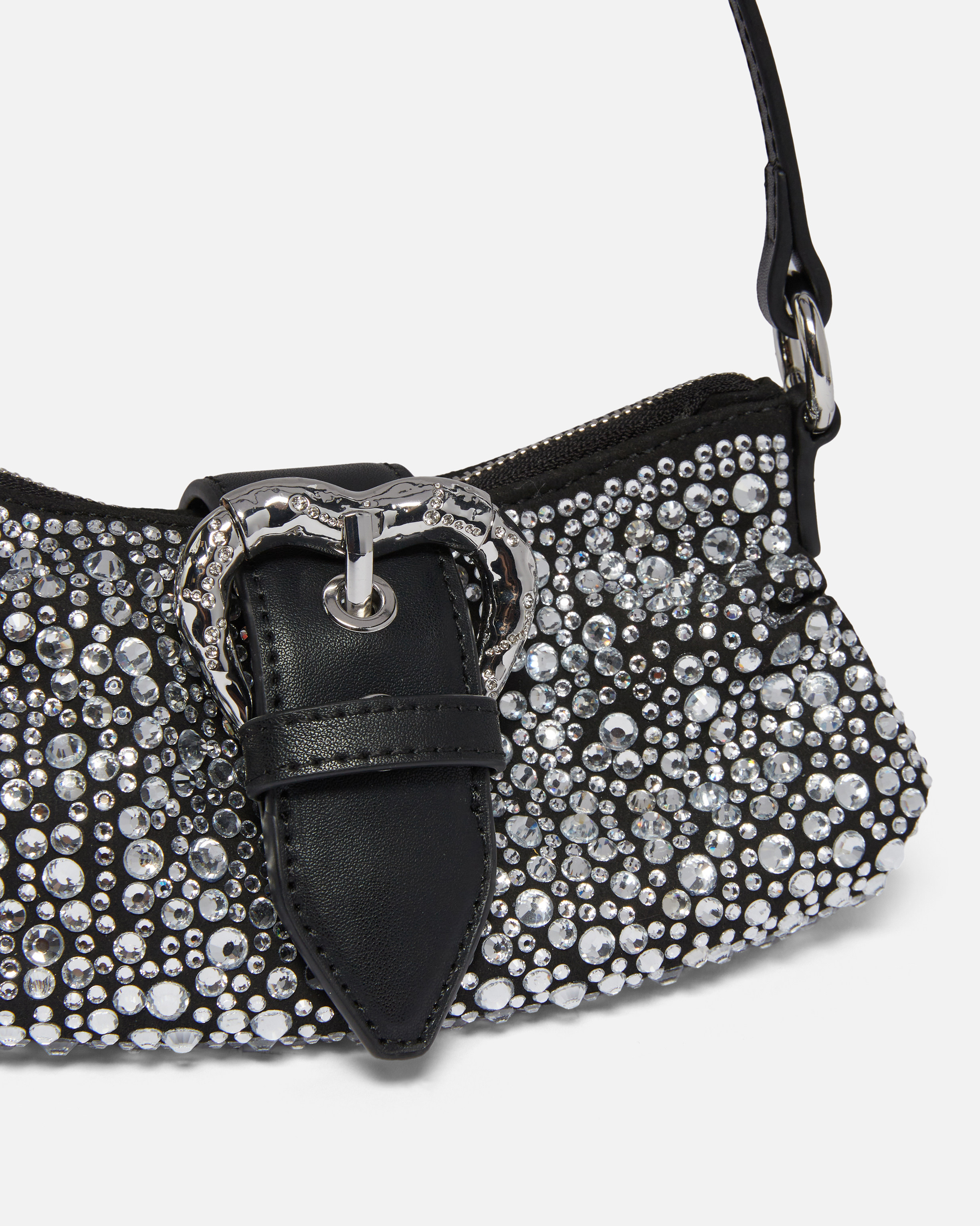 Soft leather Jolene bag with rhinestones PINKO → Shop Online Soft leather Jolene bag with rhinestones PINKO → Shop Online