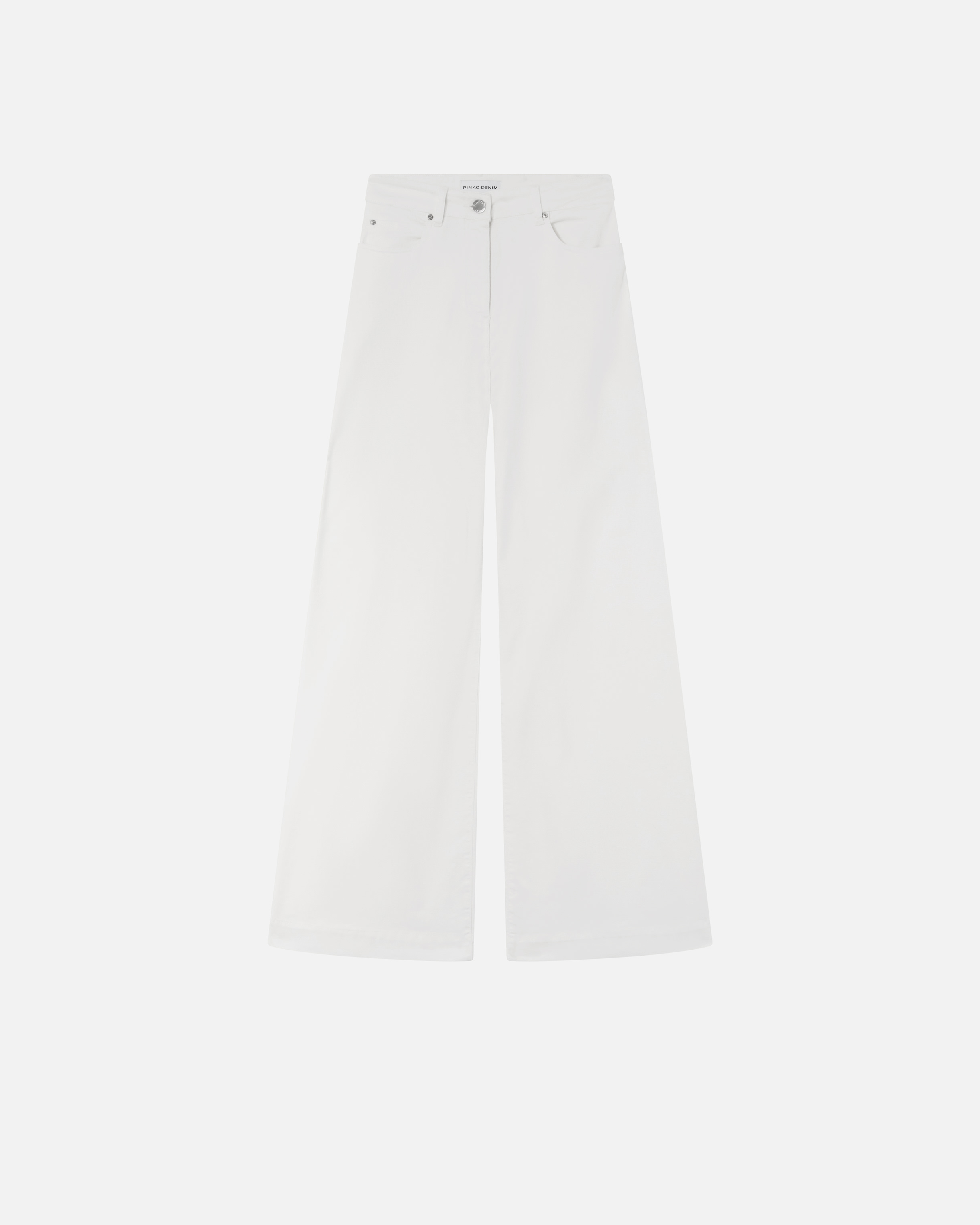 Pinko Wide-Leg-Hose aus gefärbtem Twill