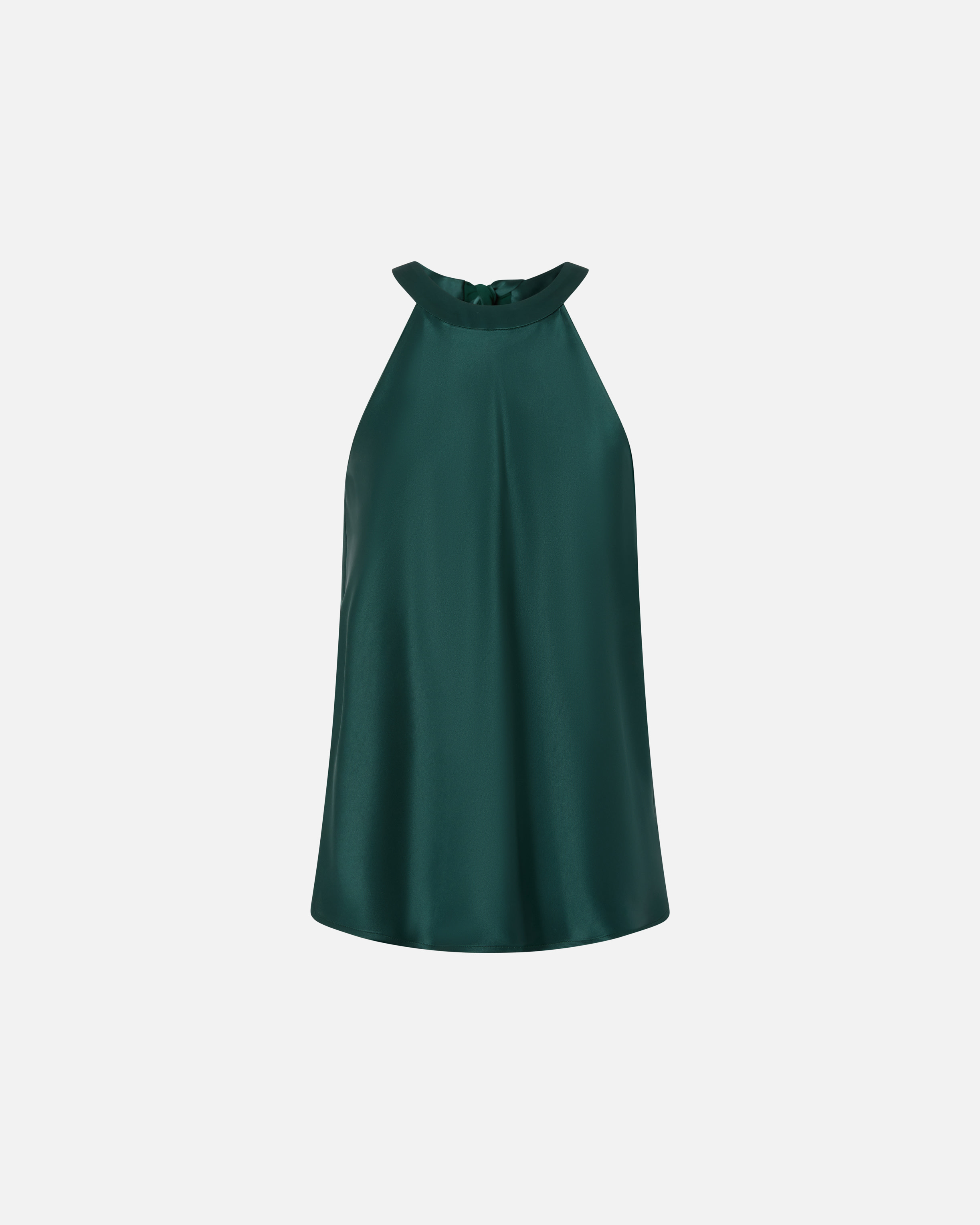 Pinko Flowing Top With Bow In Green