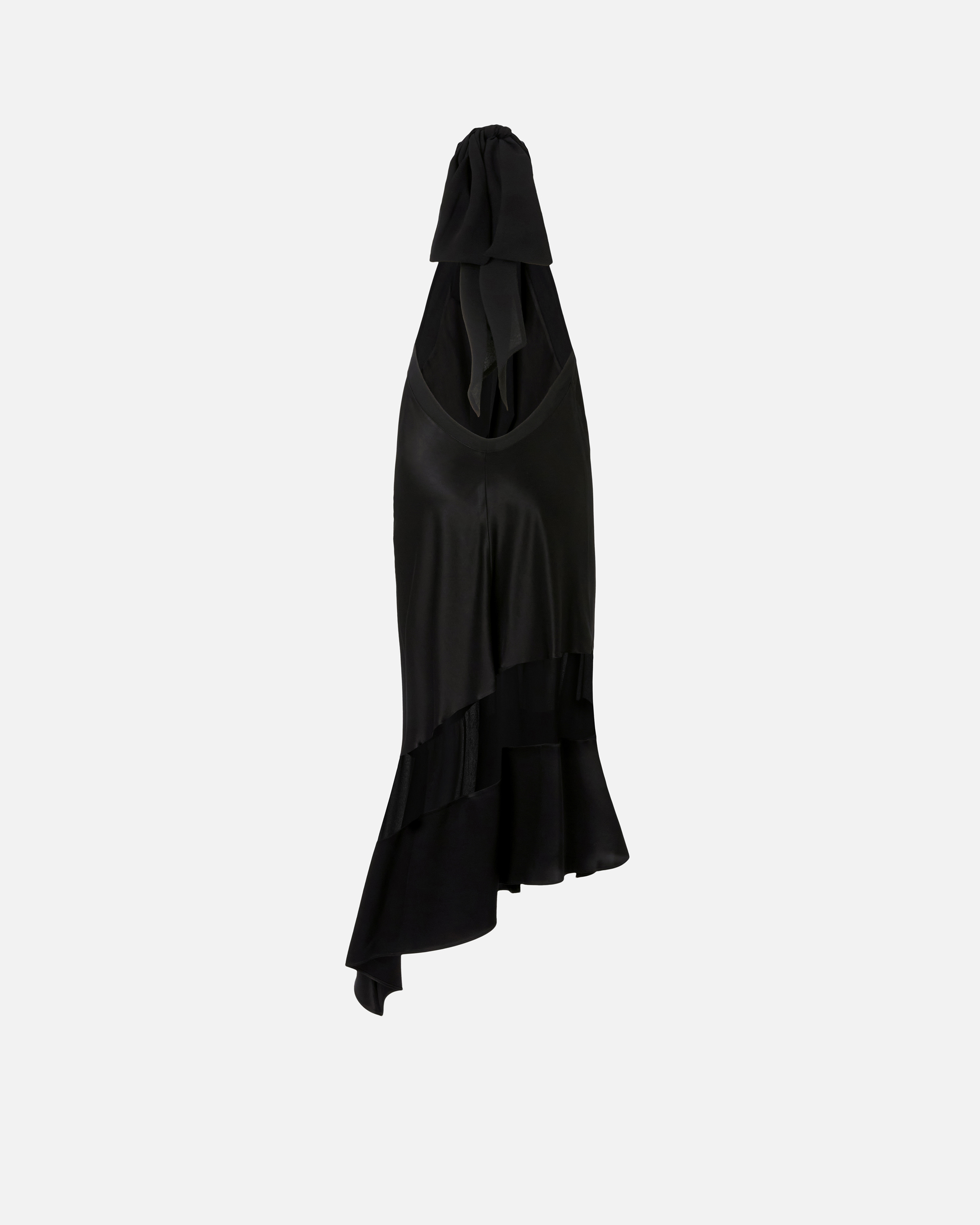 Pinko Limoges Midi Dress In Noir Limousine