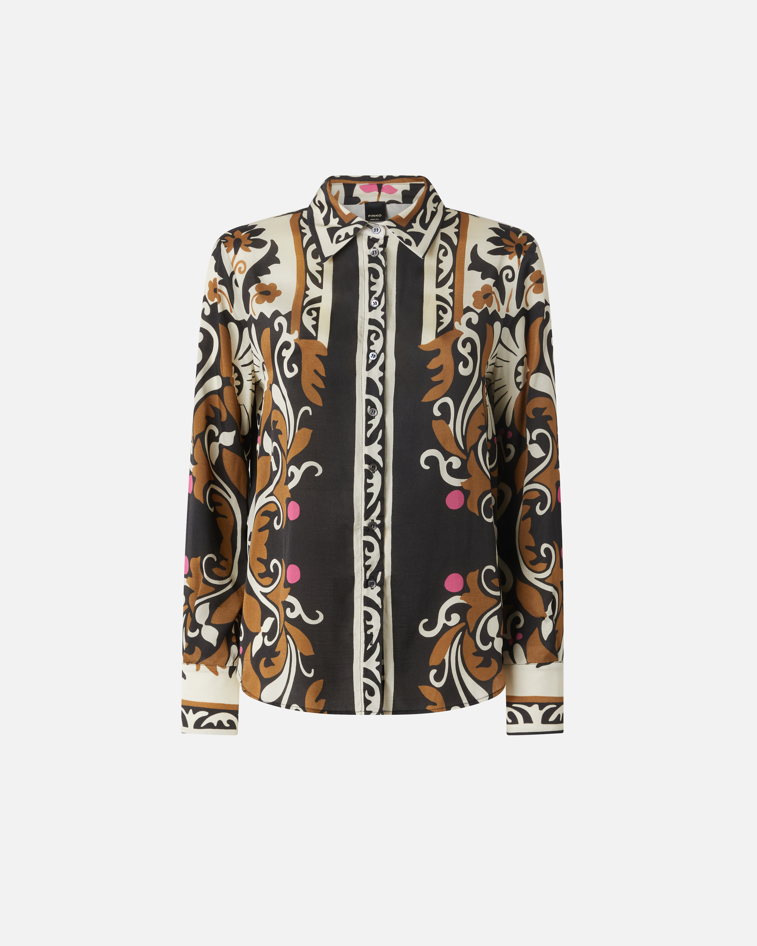 Pinko Bluse mit ornamentalem Blumenprint