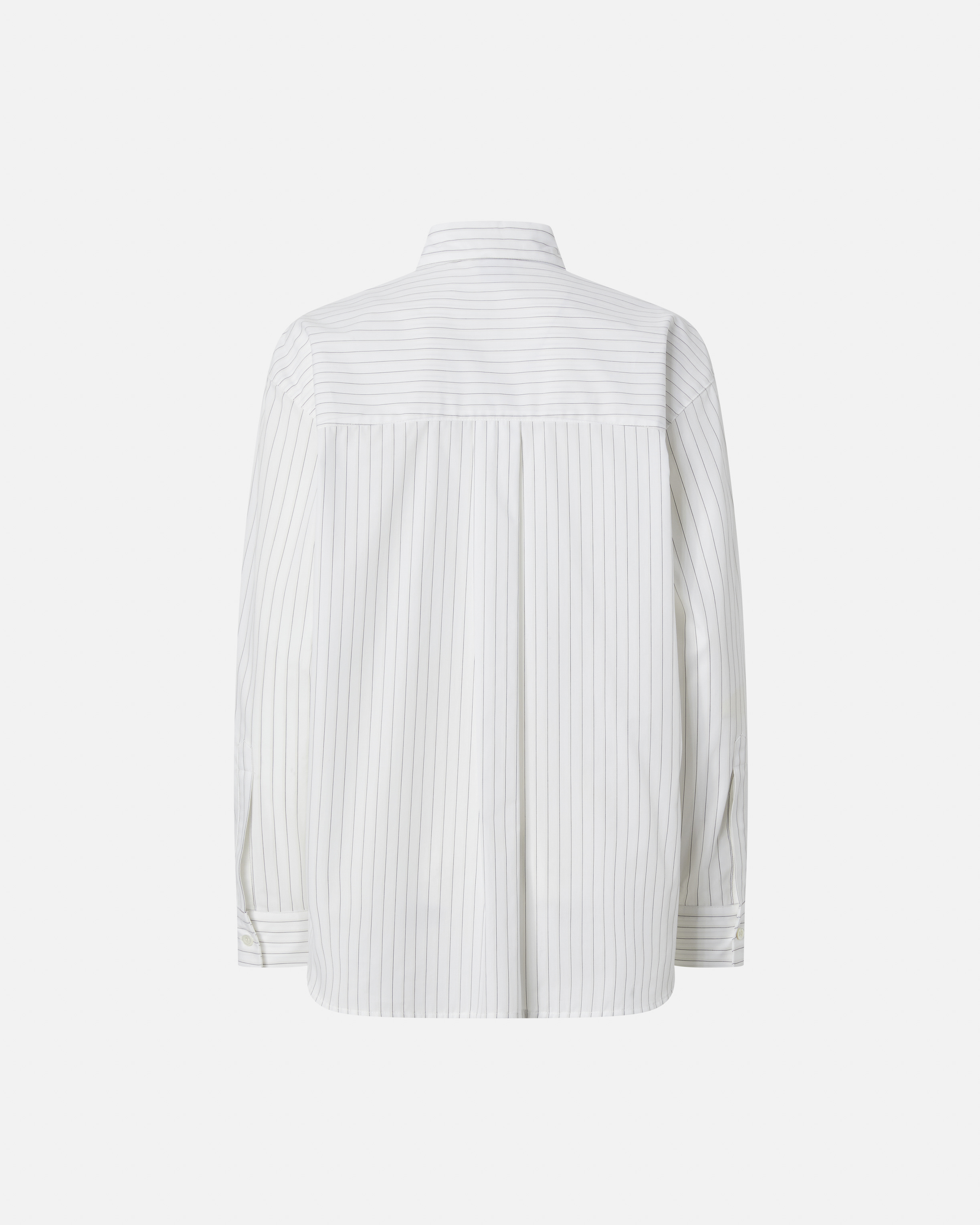 Tシャツ・カットソー FABIANA FILIPPI Long striped poplin shirt White Cotton shirt Fabiana Filippi - Vitkac France