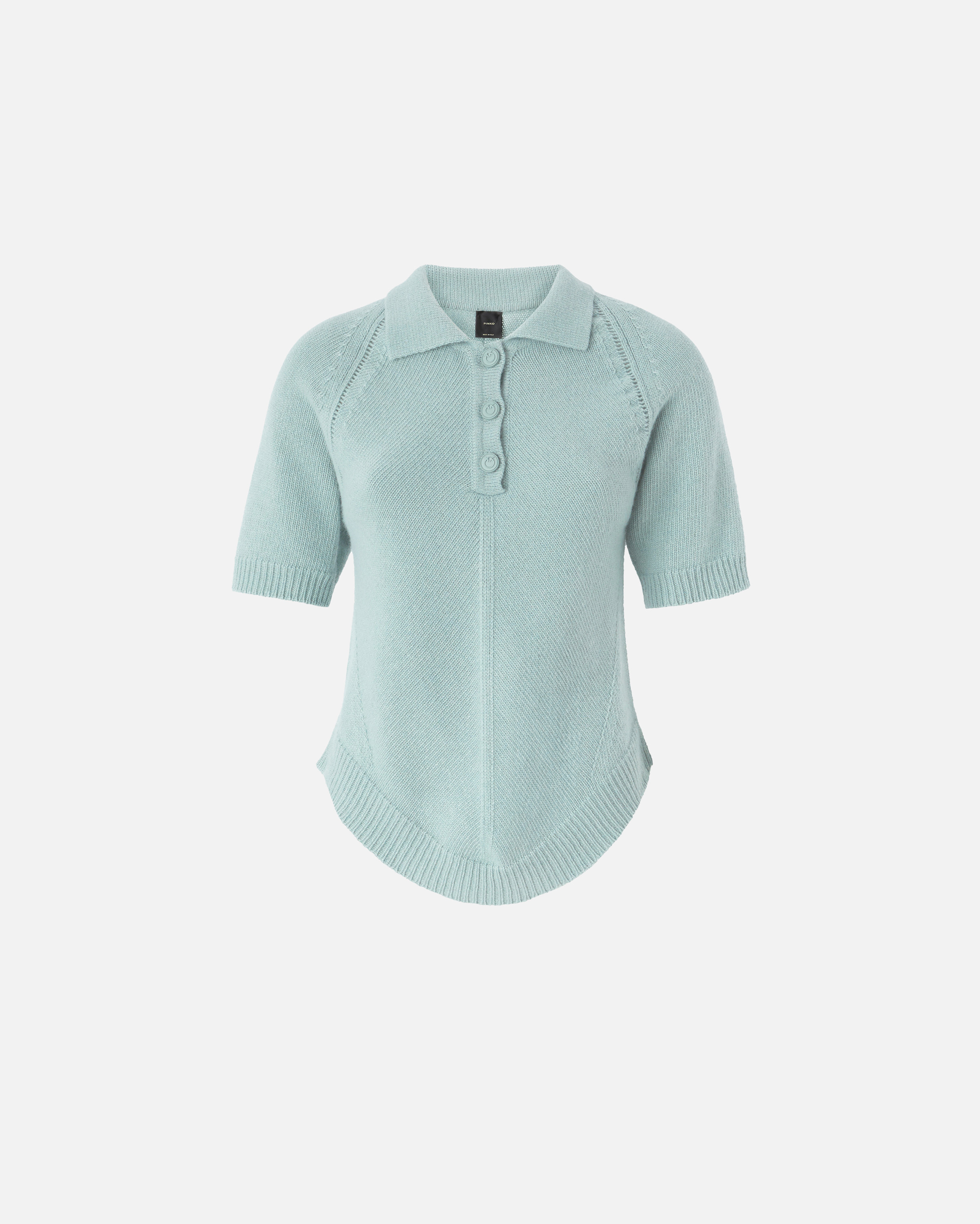 Pinko Poloshirt aus Woll-Kaschmir-Gemisch