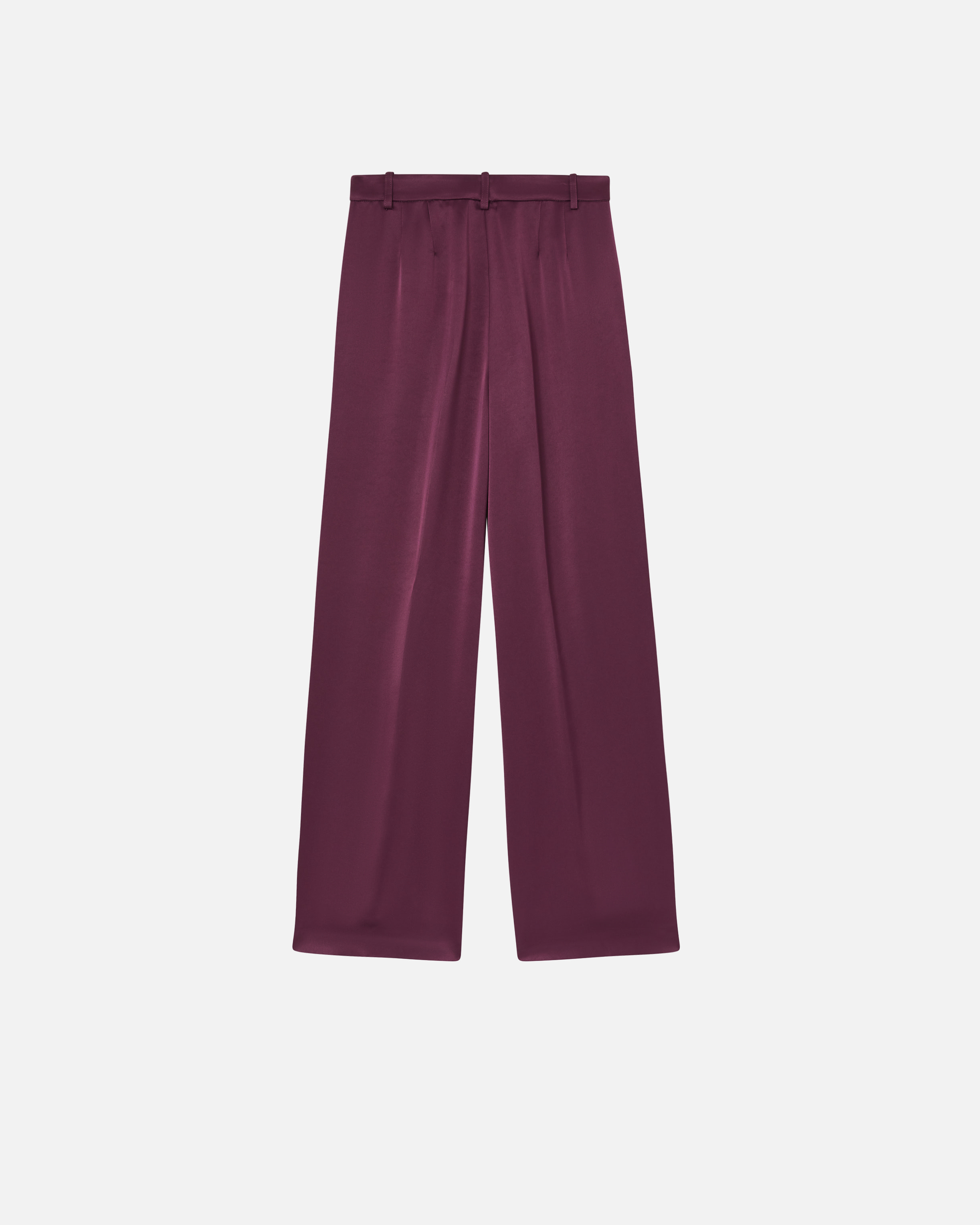 Pinko Belt-loop Casual Pants In Grape Wine