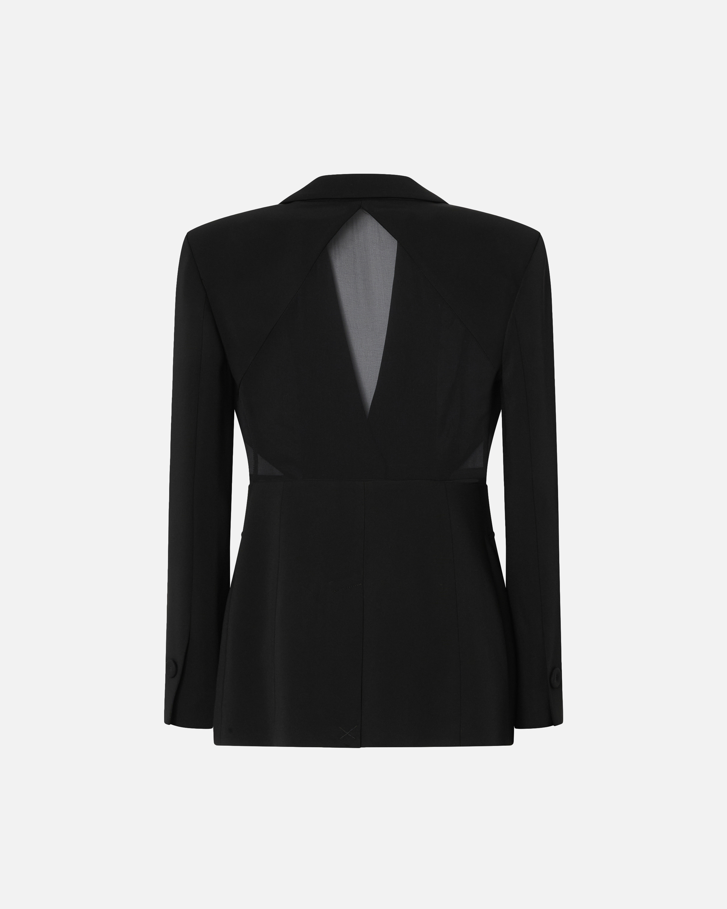 Blazer con aplicacion transparente en la espalda PINKO Compra en linea