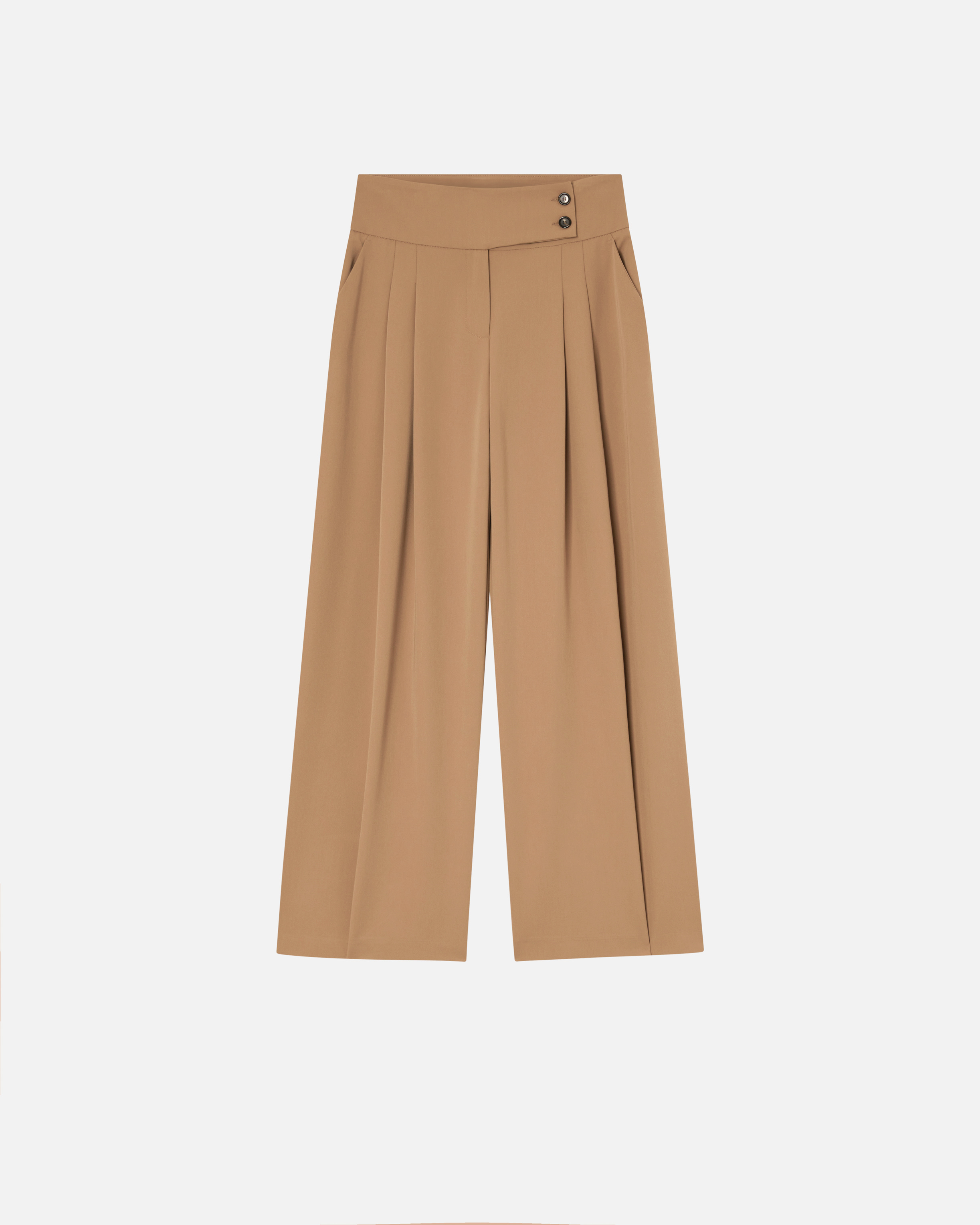 Elegant wide-leg trousers with darts PINKO → Shop Online Elegant wide-leg trousers with darts PINKO → Shop Online