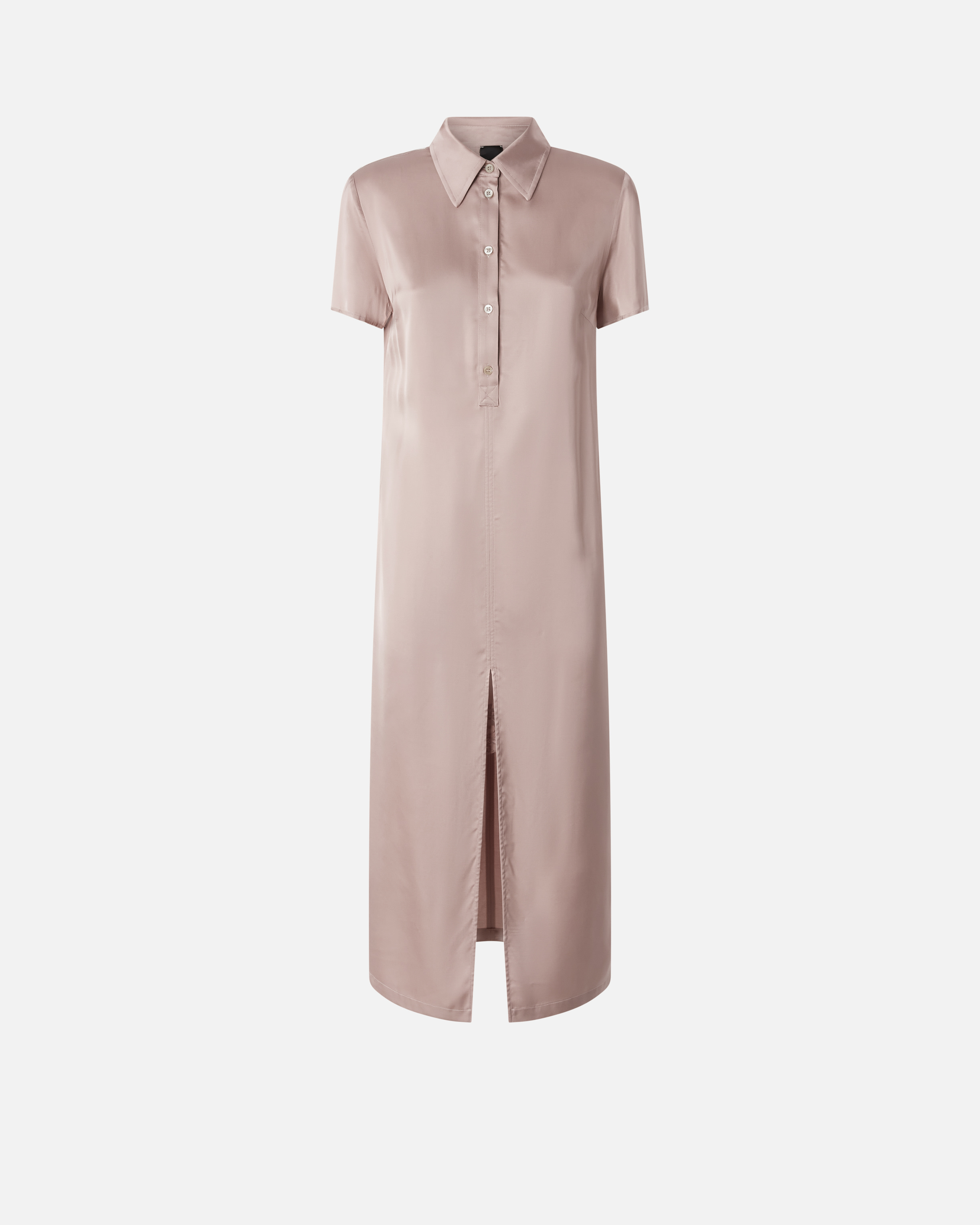 Pinko Midi-Polokleid aus gewaschenem Satin
