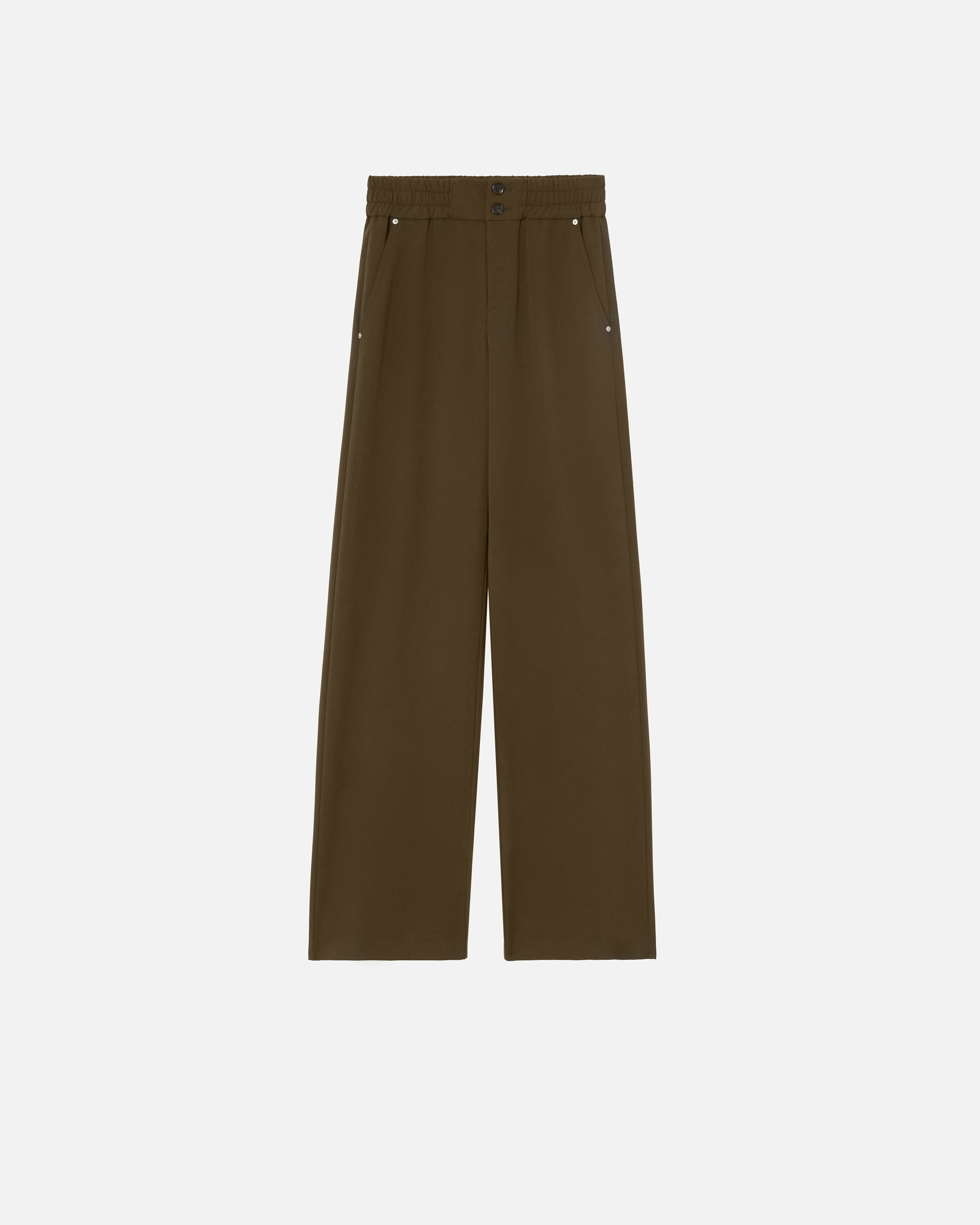 Pinko Hose aus Crêpe mit gekräuseltem Bund