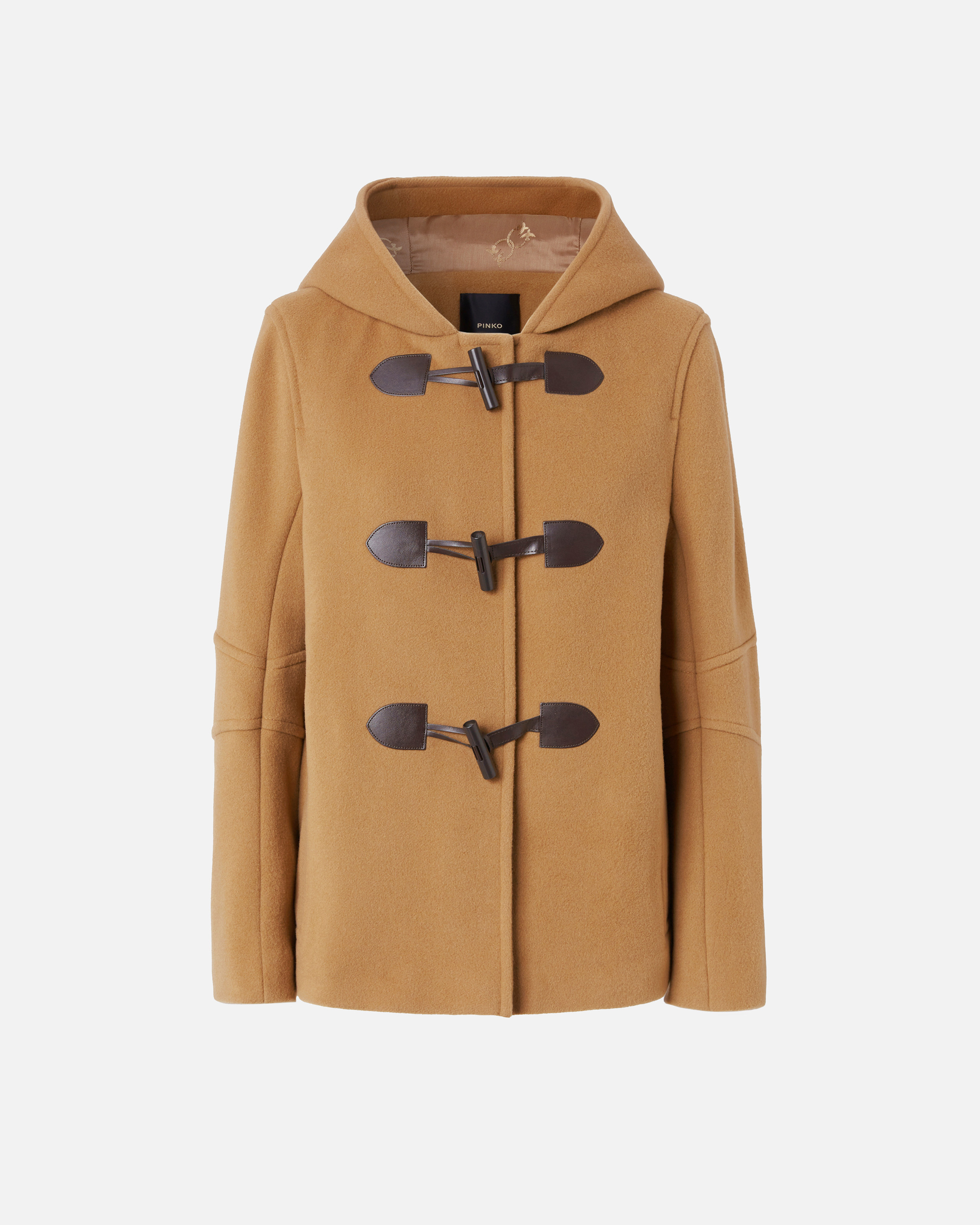 Short duffle coat with toggles PINKO → Shop Online Short duffle coat with toggles PINKO → Shop Online
