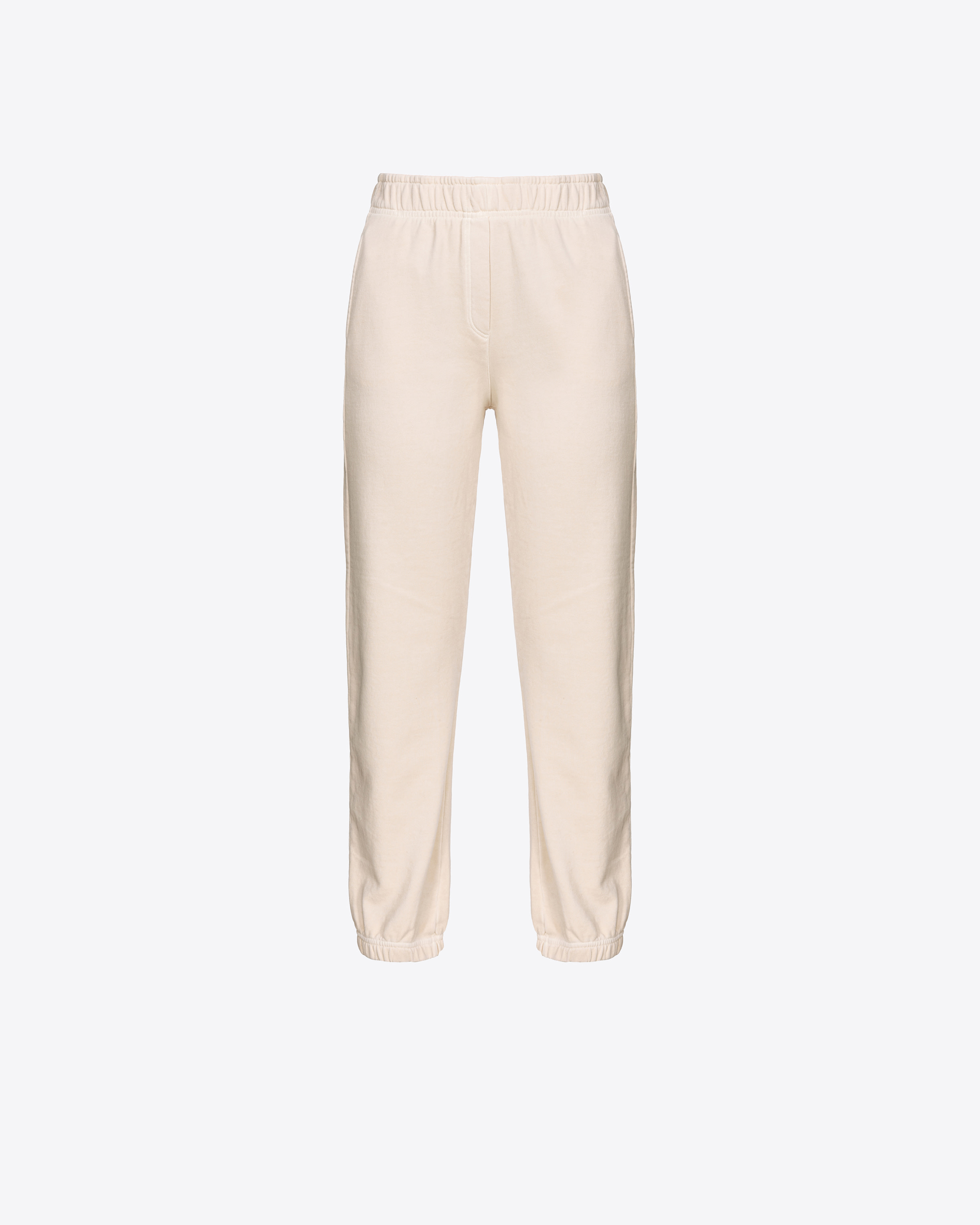 Shop Pinko Pantaloni In Felpa Stampa Logo In Rainy-day Beige