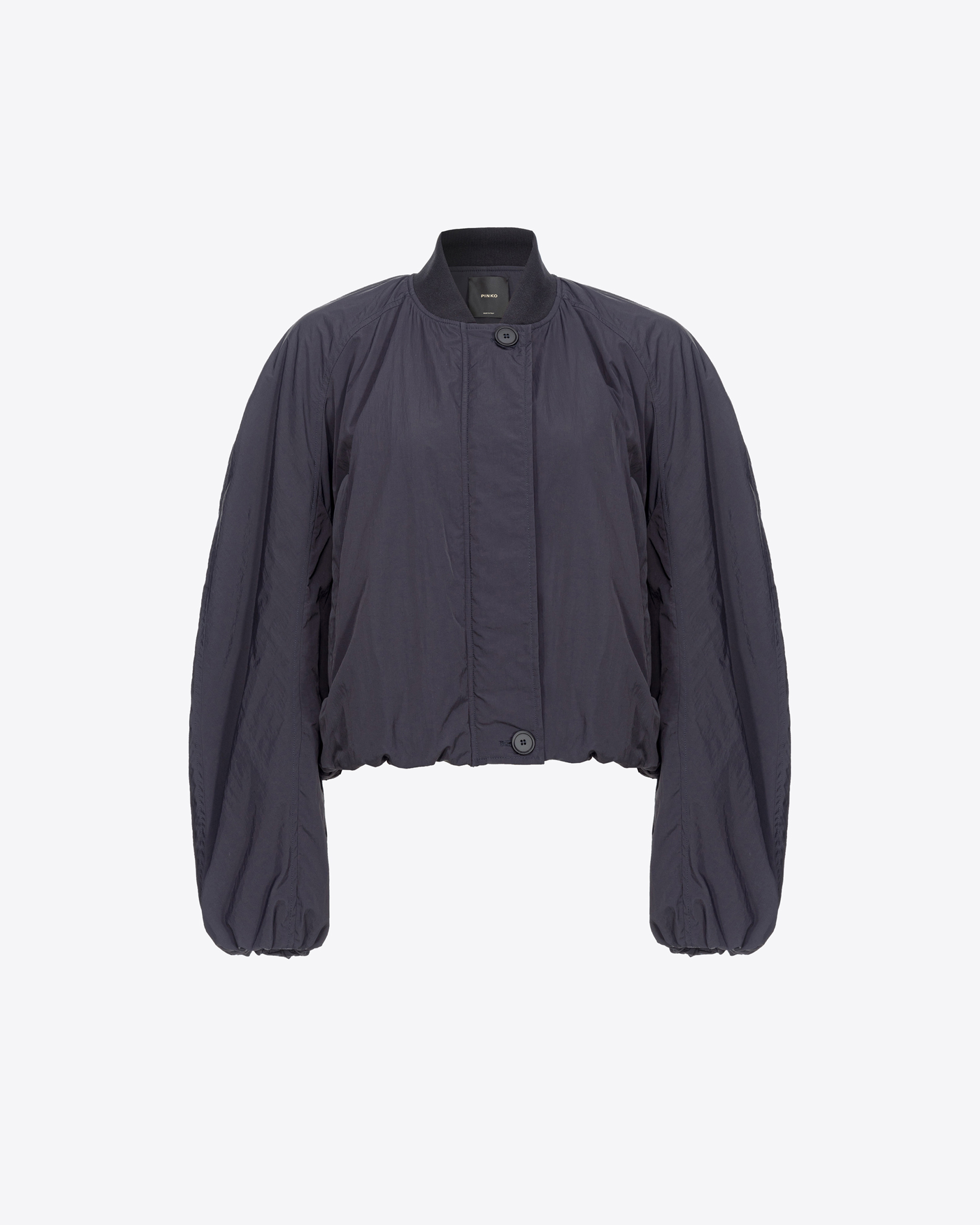 Pinko Technical Canvas Bomber Jacket In Inch. D'india