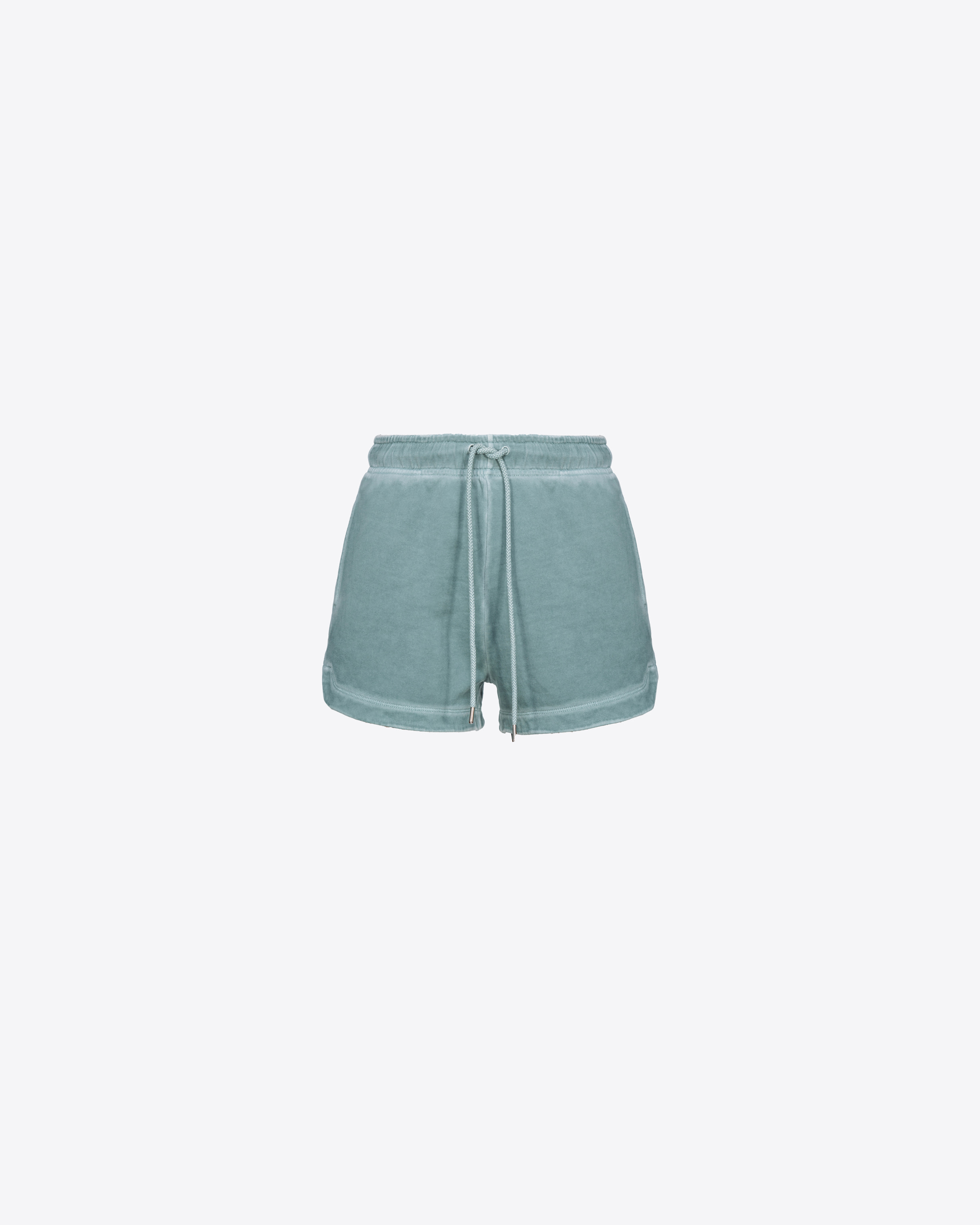 Shop Pinko Short En Molleton À Logo Imprimé In Bleu Argent