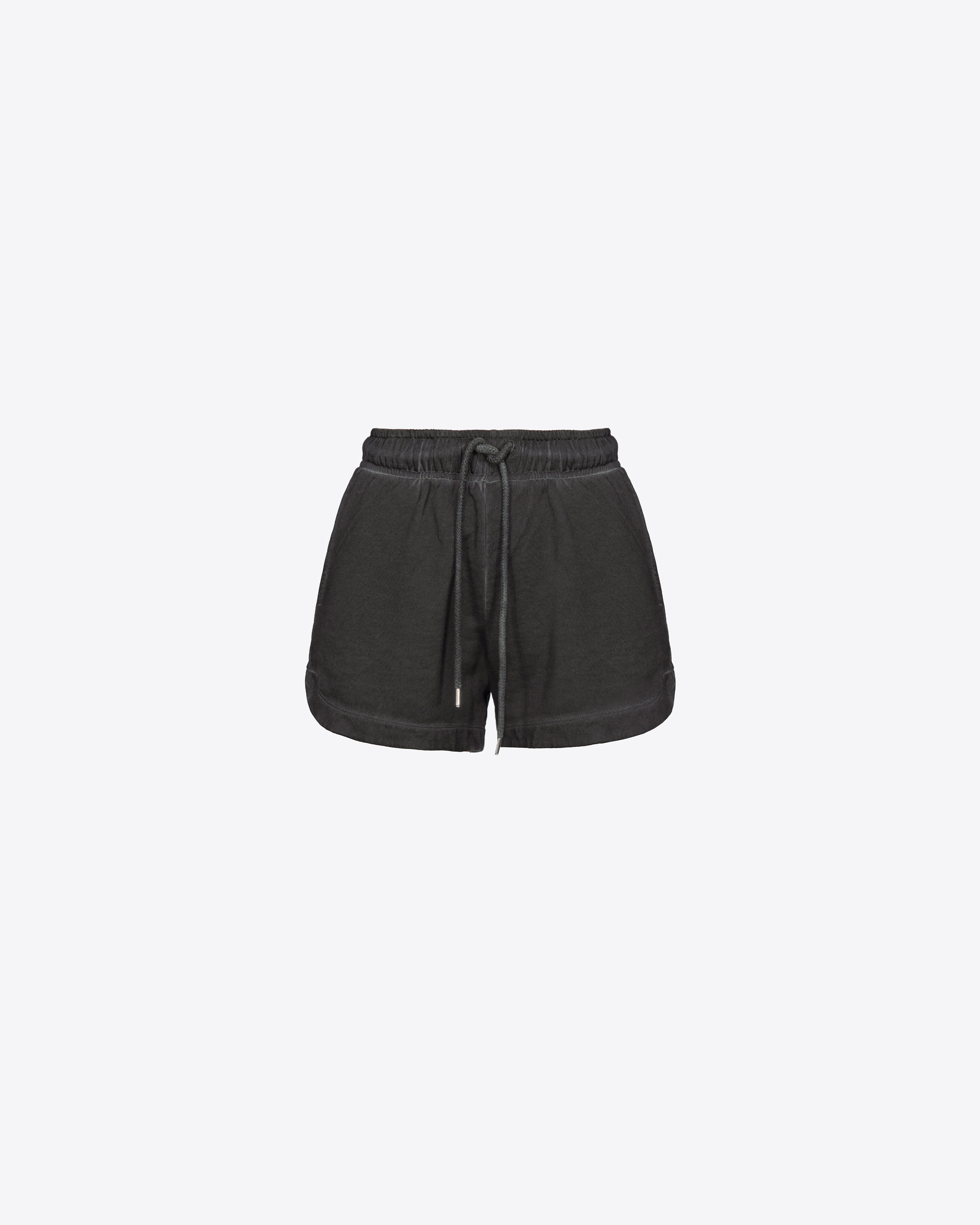 Shop Pinko Short En Molleton À Logo Imprimé In Limo Black