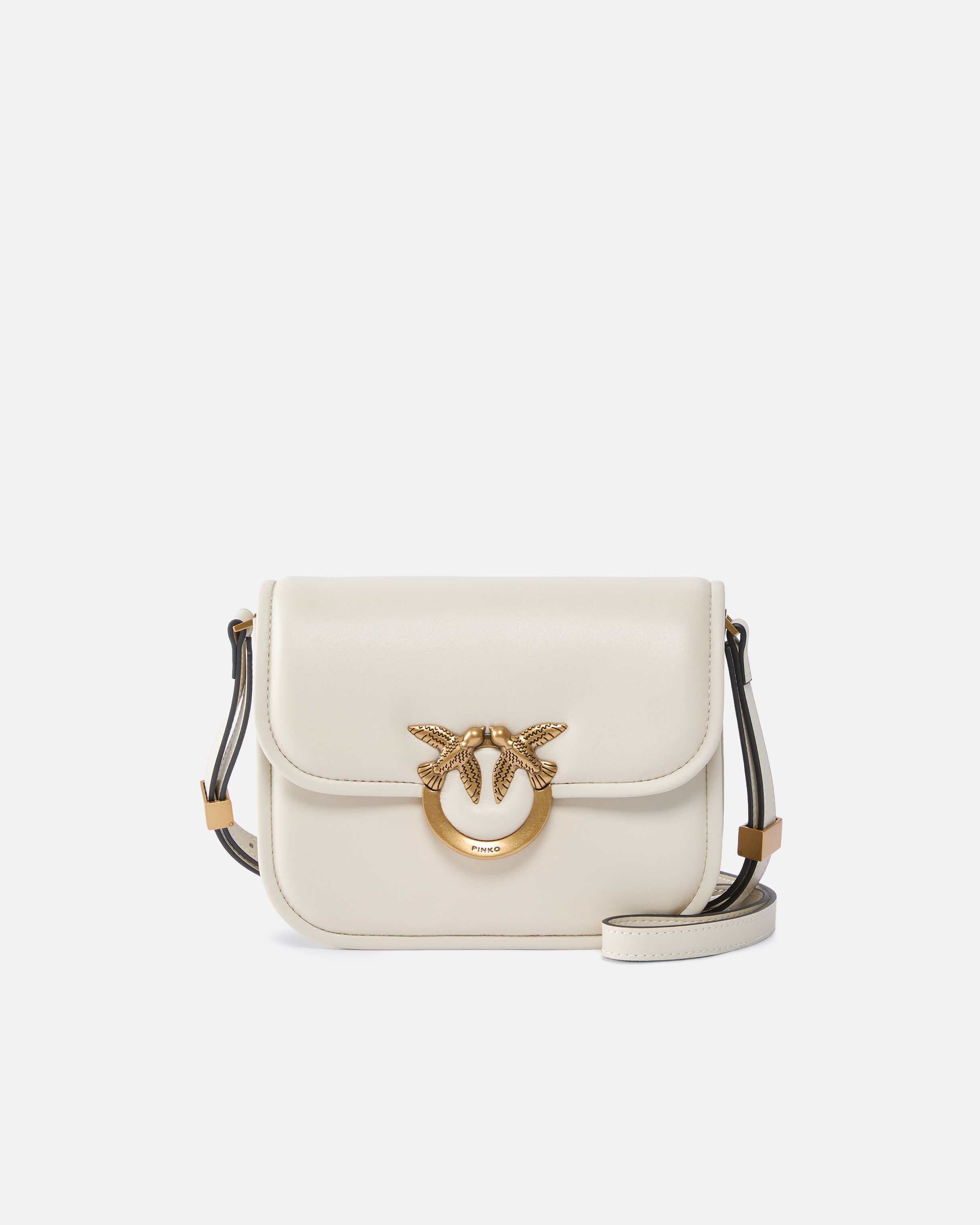 バッグ・カバンその他 Pinko Bags White PINKO small Love One Simply leather bag - White - GLAMI.eco