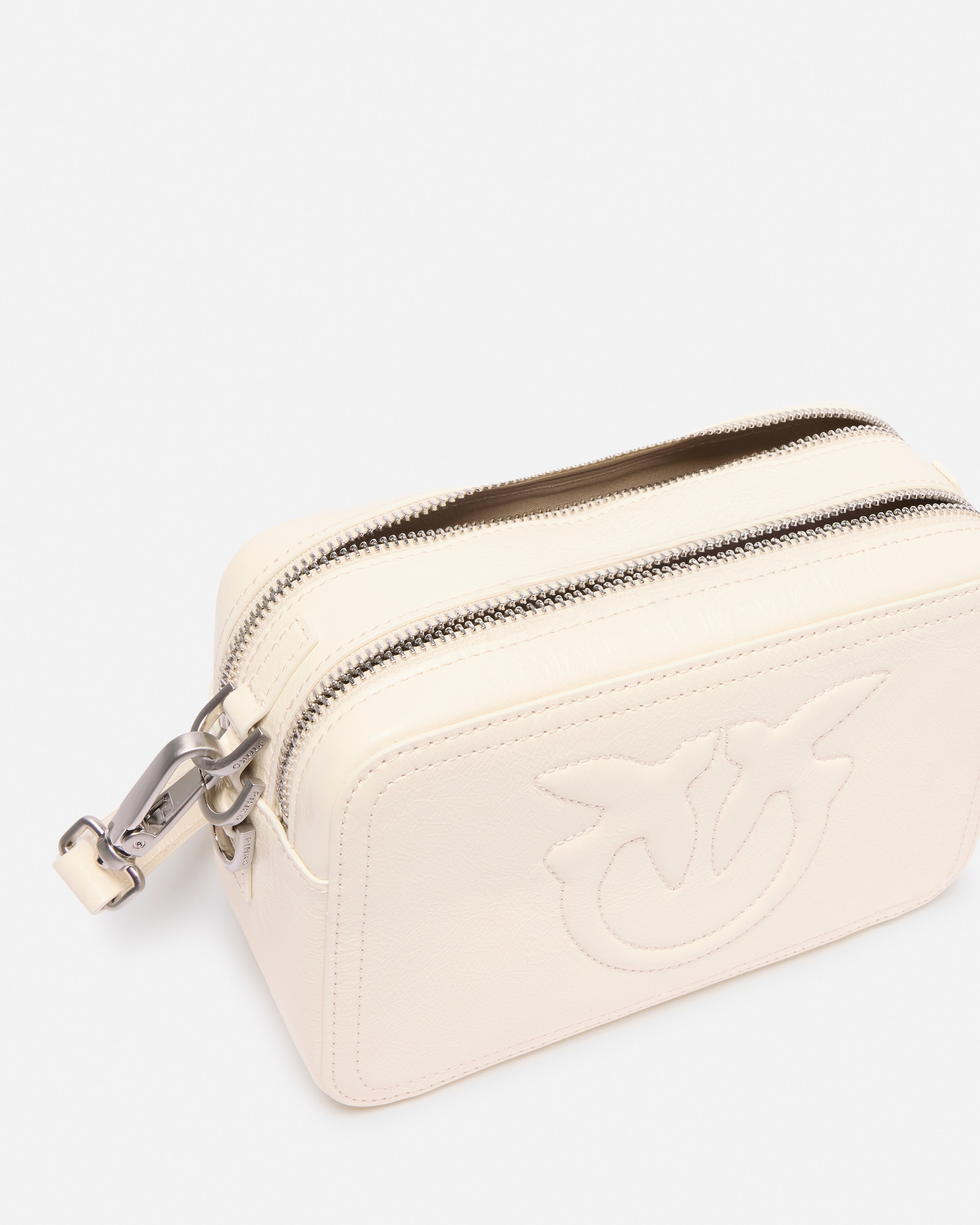 Pinko Sac Caméra Avec Logo Embossé