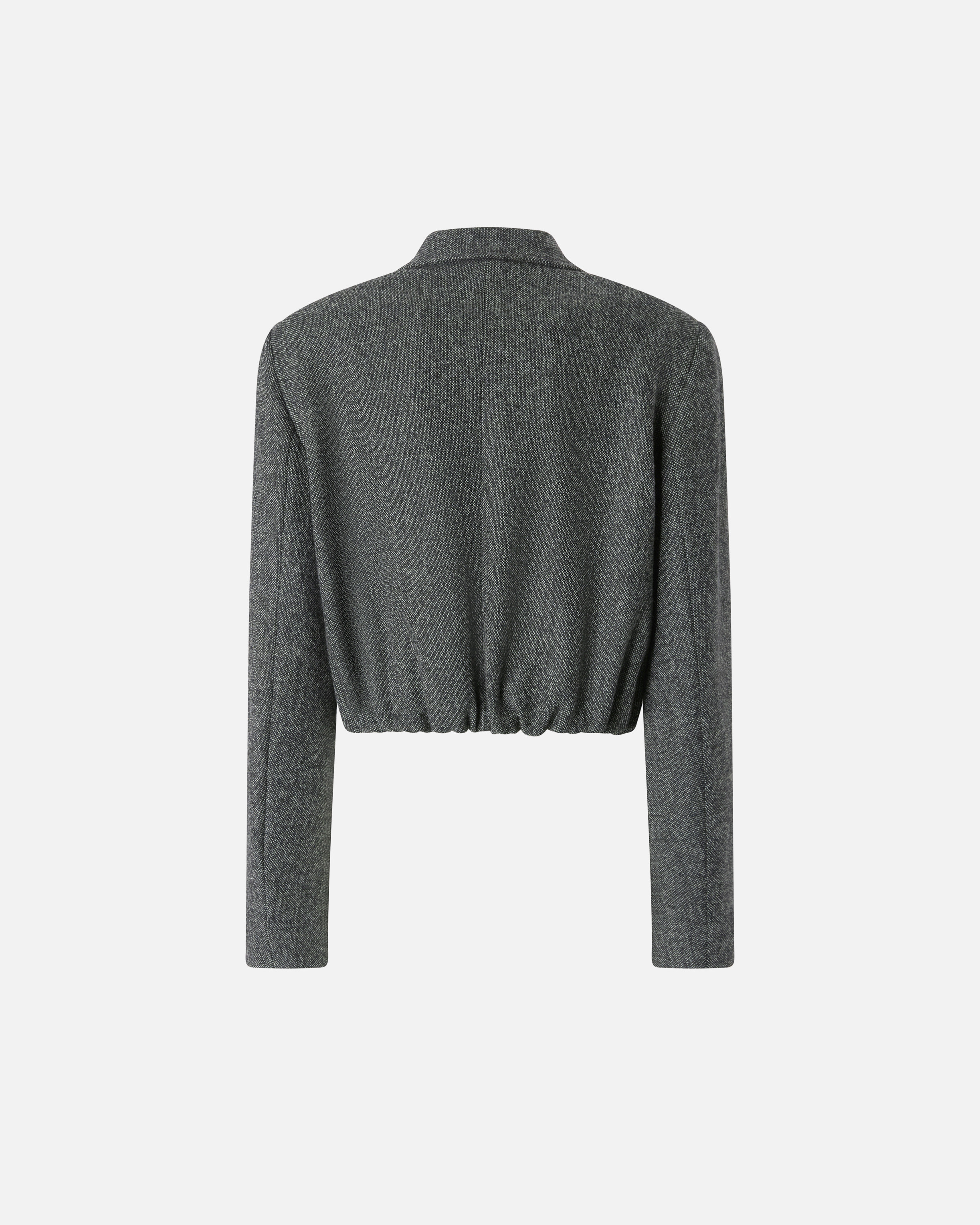 Pinko Vivona Geometric Button Jacket In Black/white