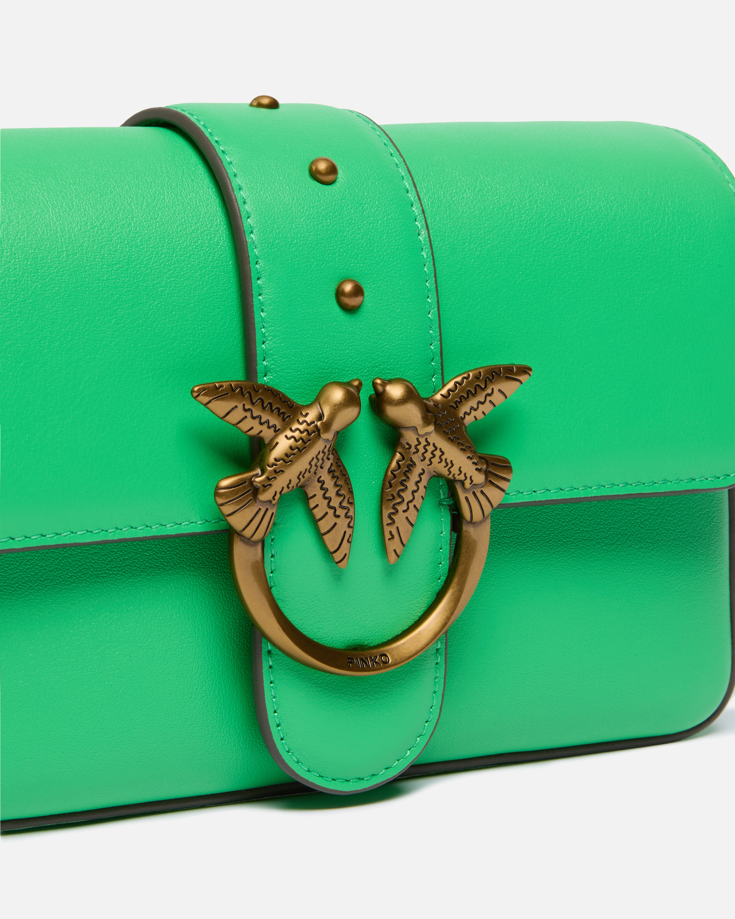 Мягкая сумка на плечо Mini Love Bag из кожи 2