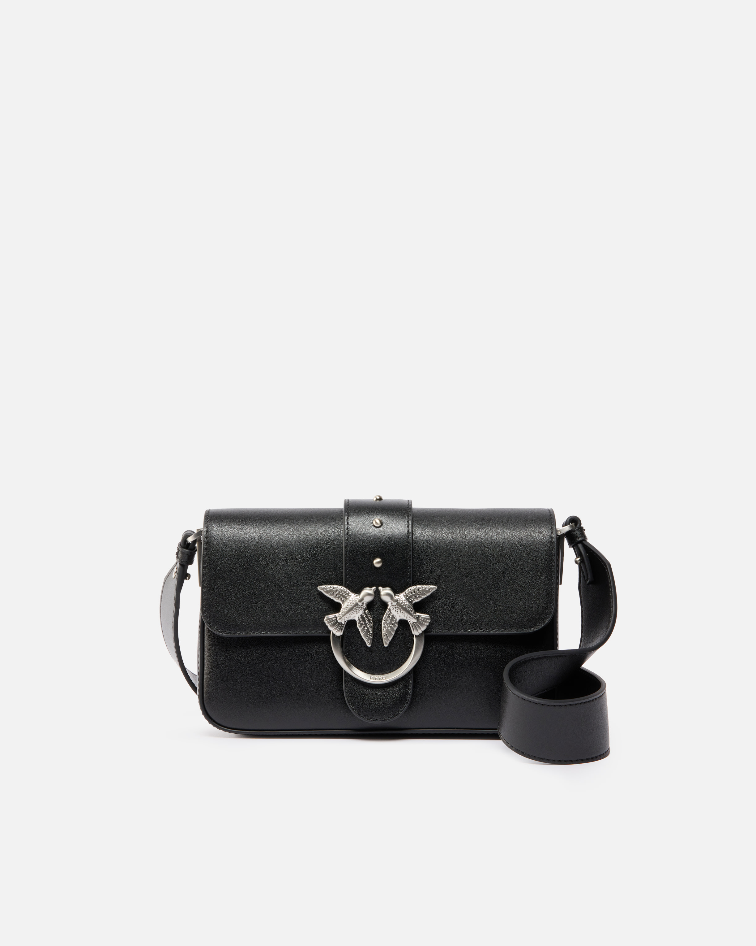 Pinko Mini Calfskin Shoulder Strap