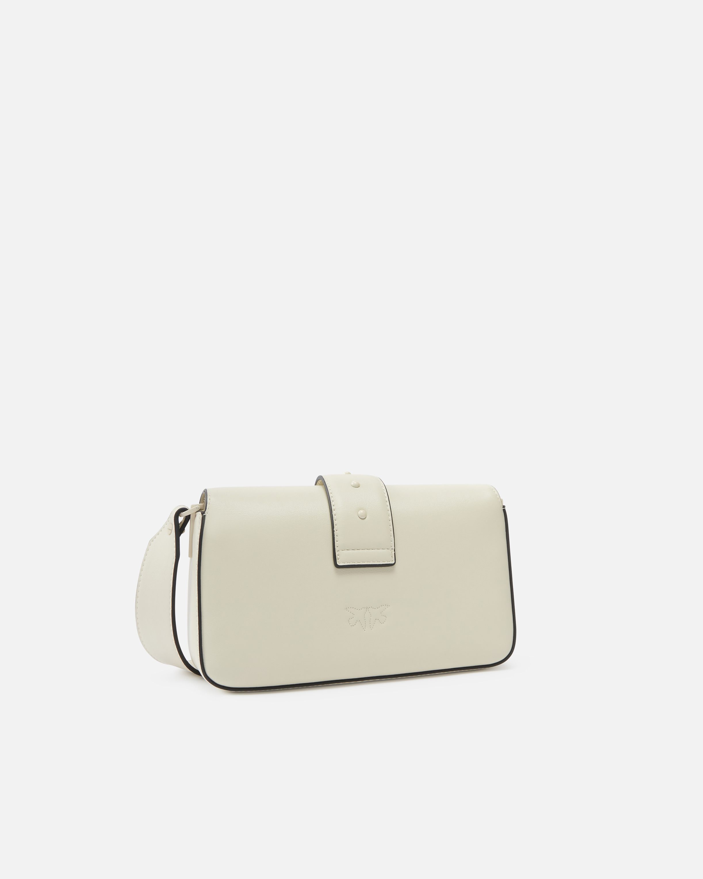 Pinko Small Soft Shoulder Bag Mini Love Bag Colorful In White + White-block Colour