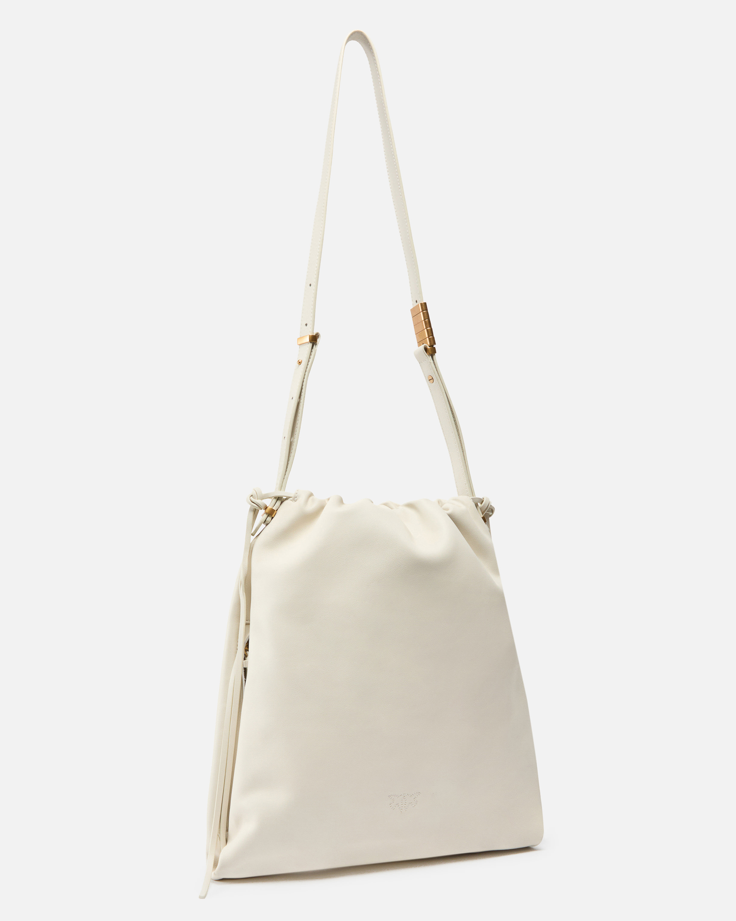 Pinko Sac Souple Carré En Cuir À Logo