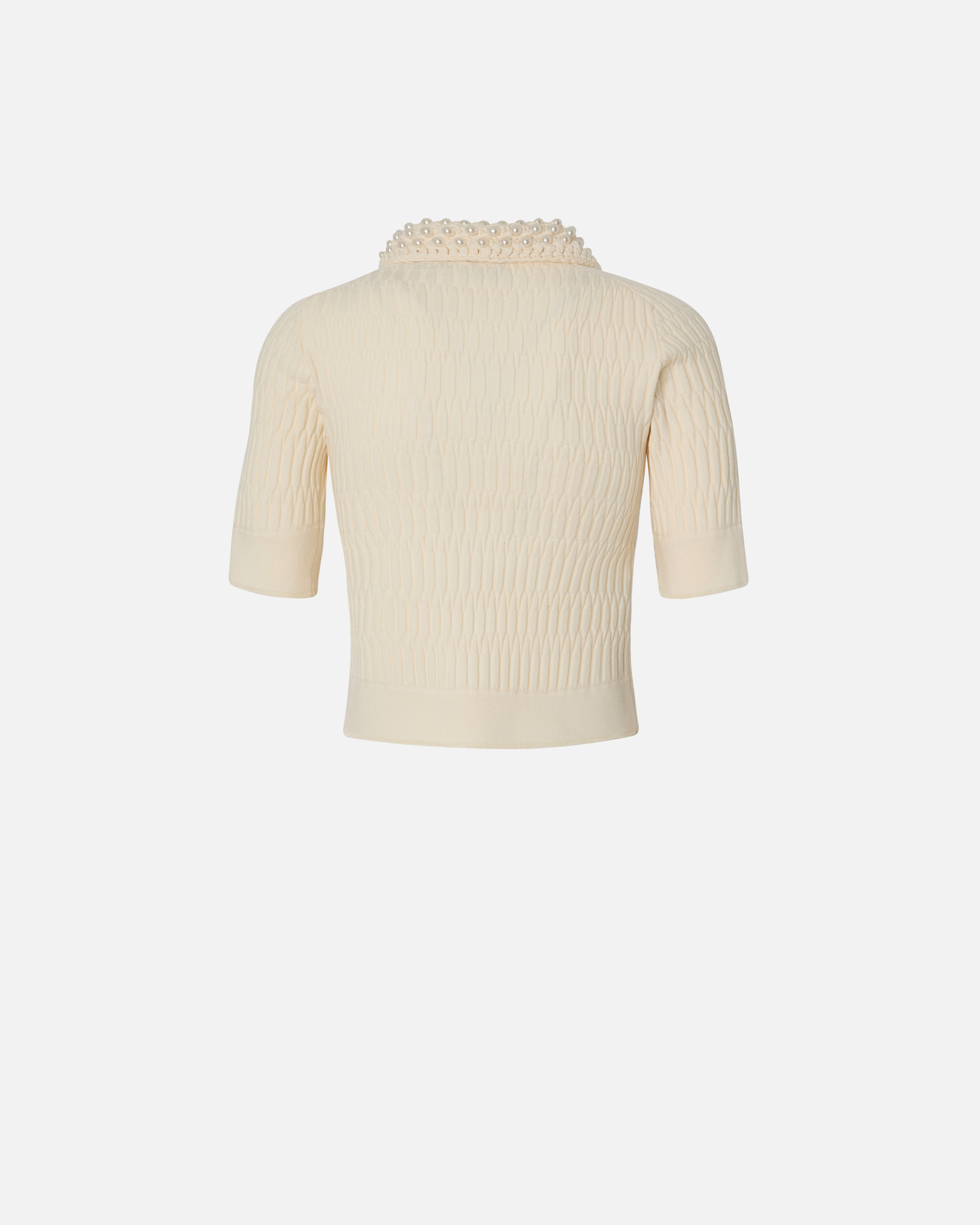 Pinko Ribbed Cashmere Blend Turtleneck Jumper With Lurex Cuffs In Meringue White