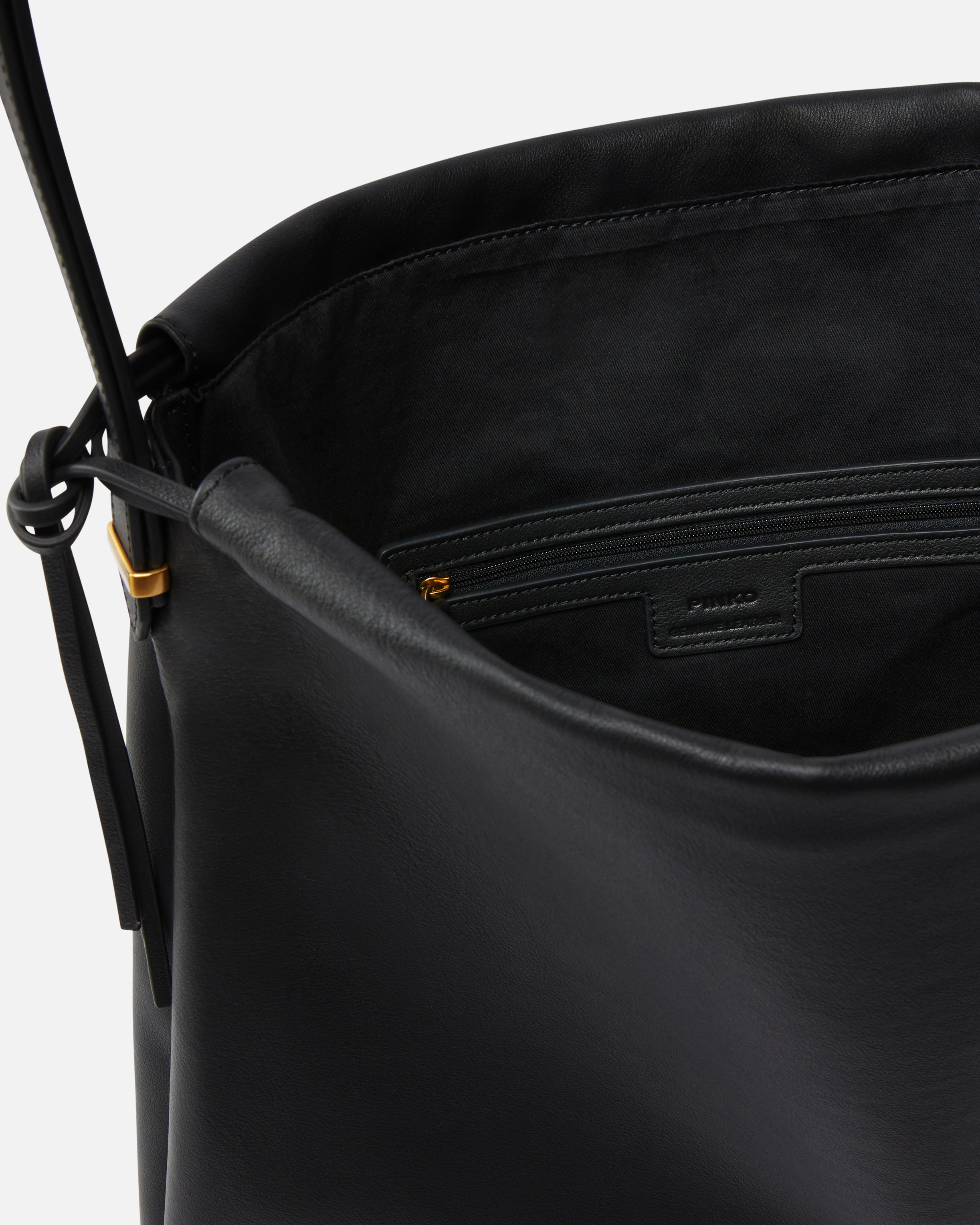 Pinko Large Soft Square Leather Bag