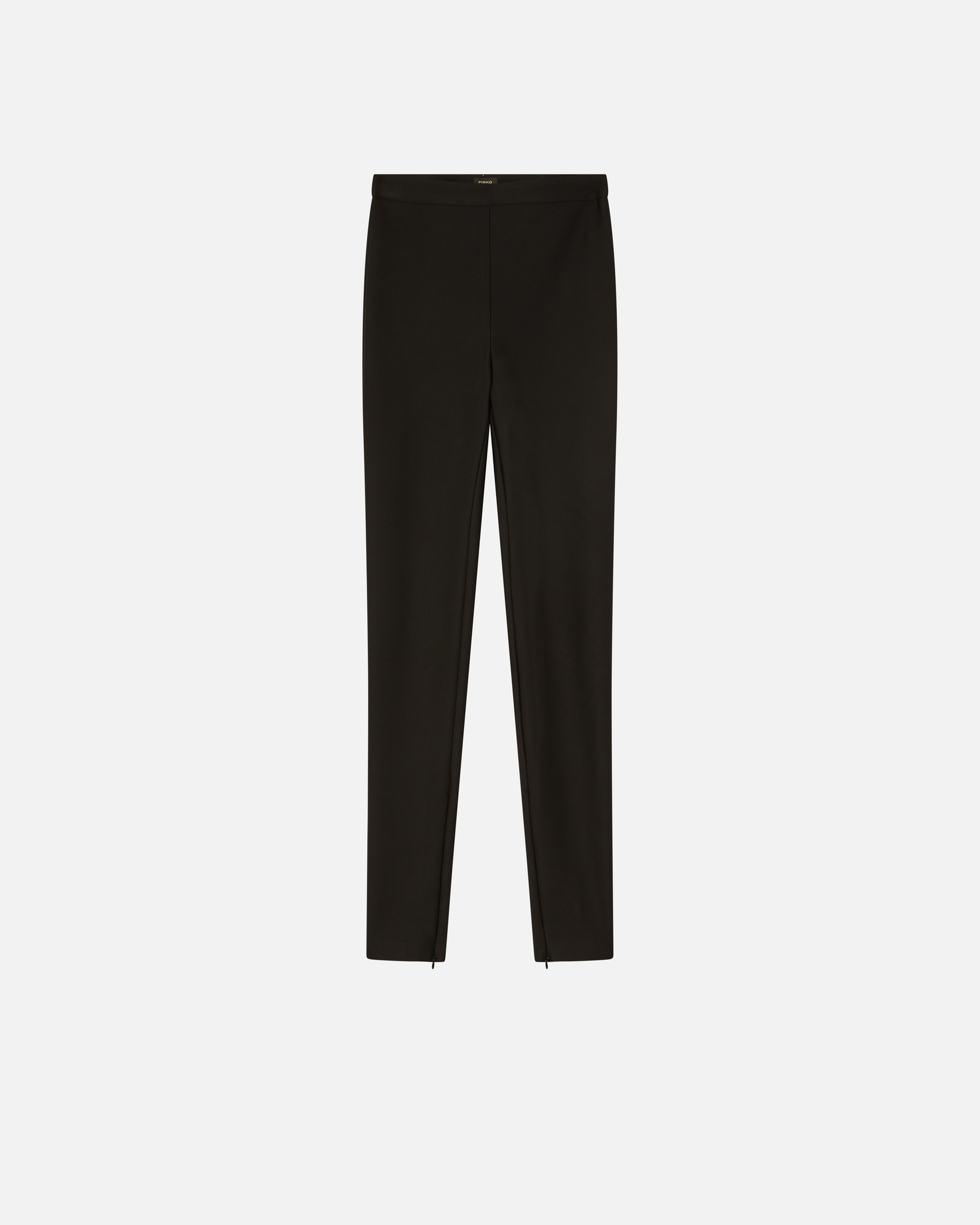 Pinko Stretch-fit trousers with zip at the bottom of the leg