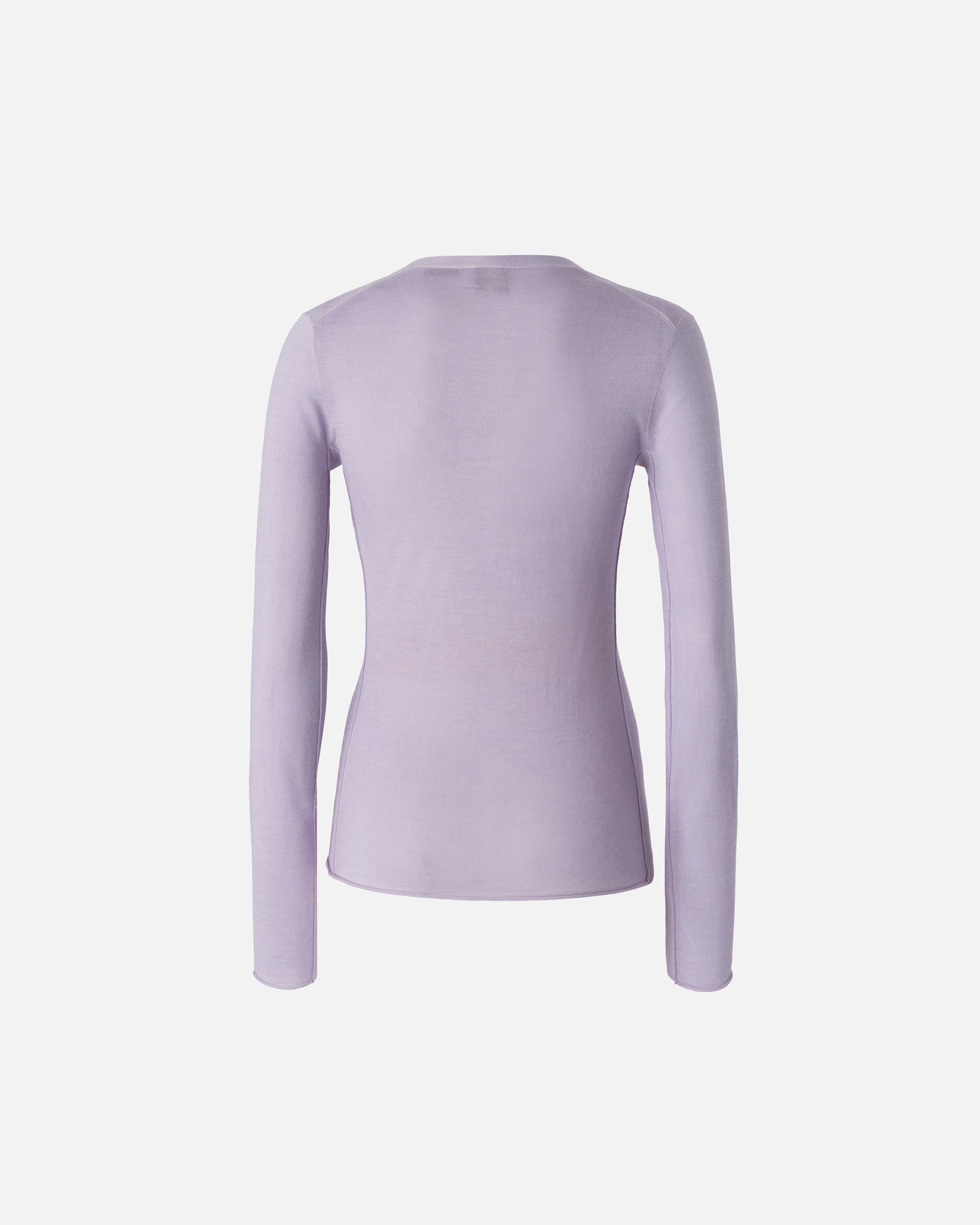 Pinko Lightweight Wool And Silk V-neck Sweater In Petalo D'orch.