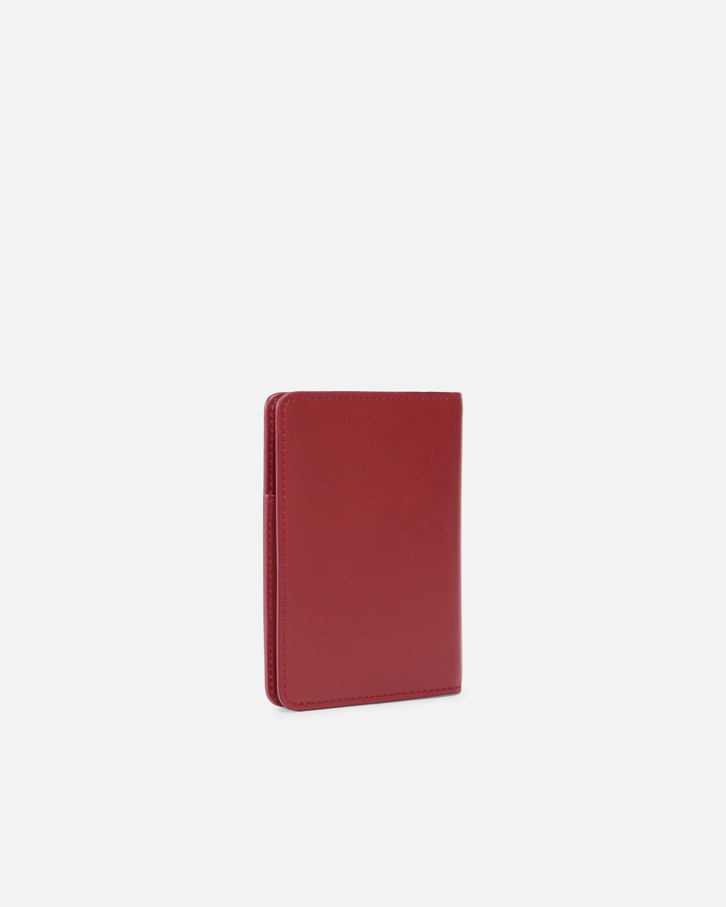 Pinko Smooth Leather Passport Holder  Galleria. In Cordovan Tan-light Gold
