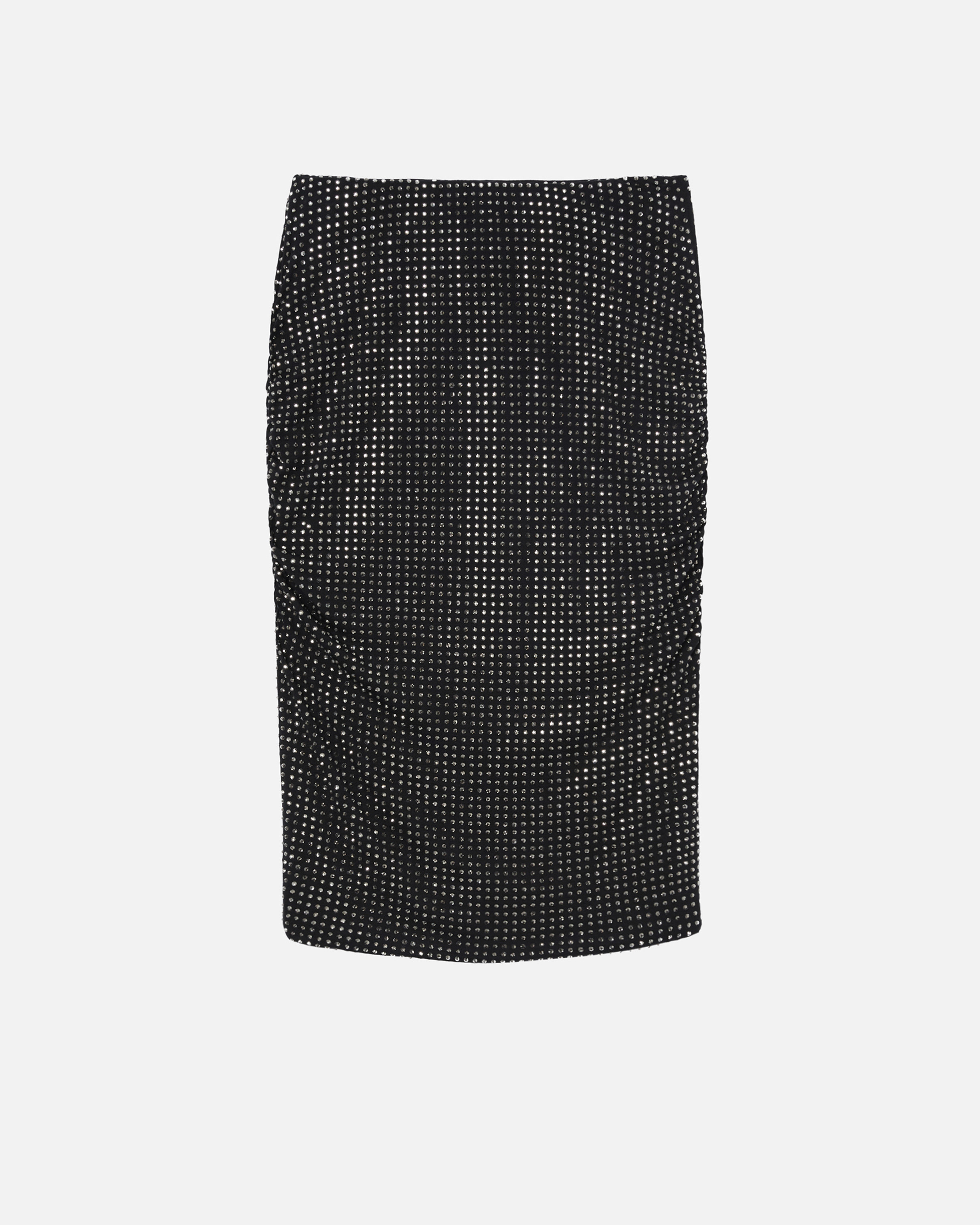 Pinko Pencil skirt with applied rhinestones