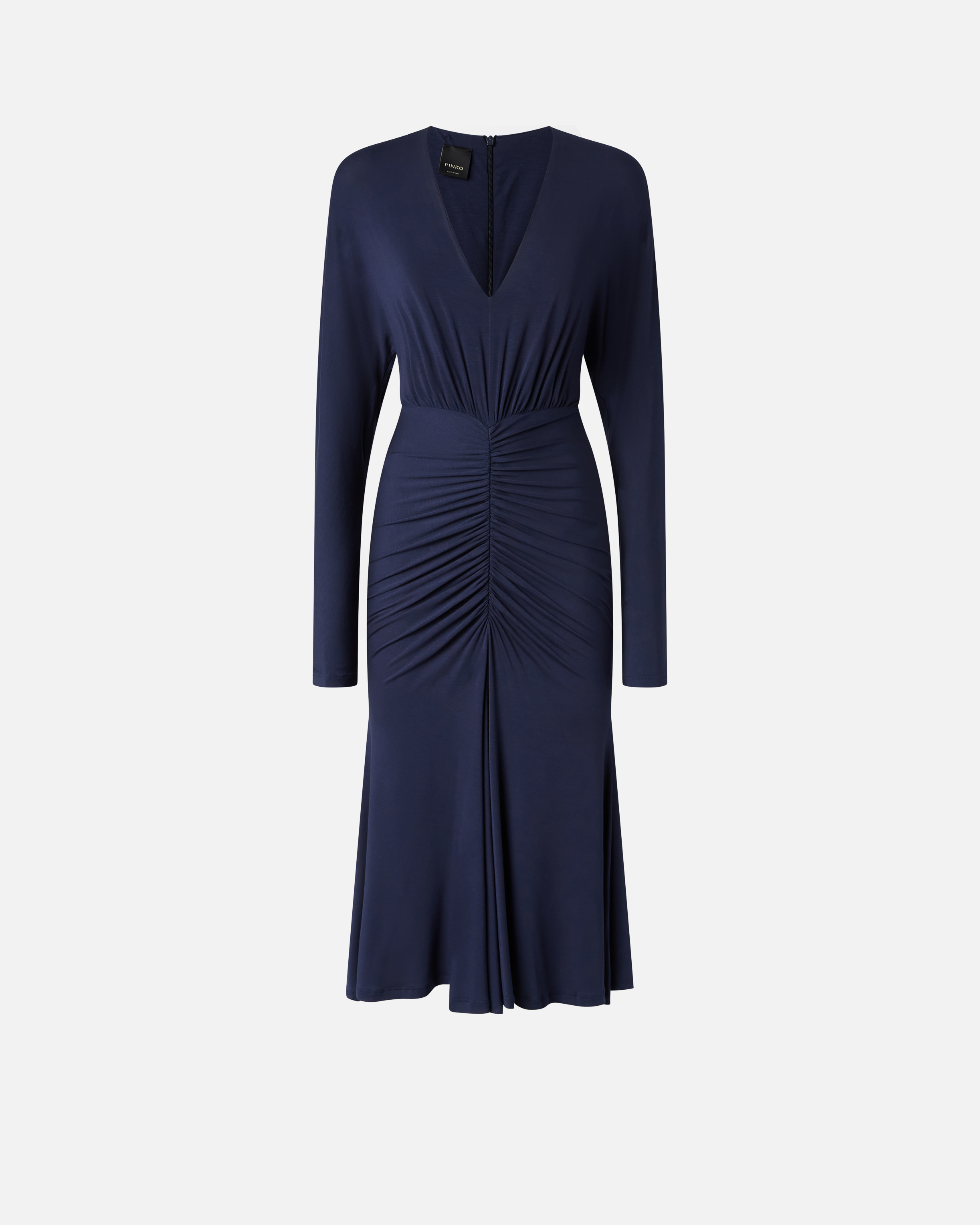 Pinko Armeni Midi Dress In Bleu Cérémonie