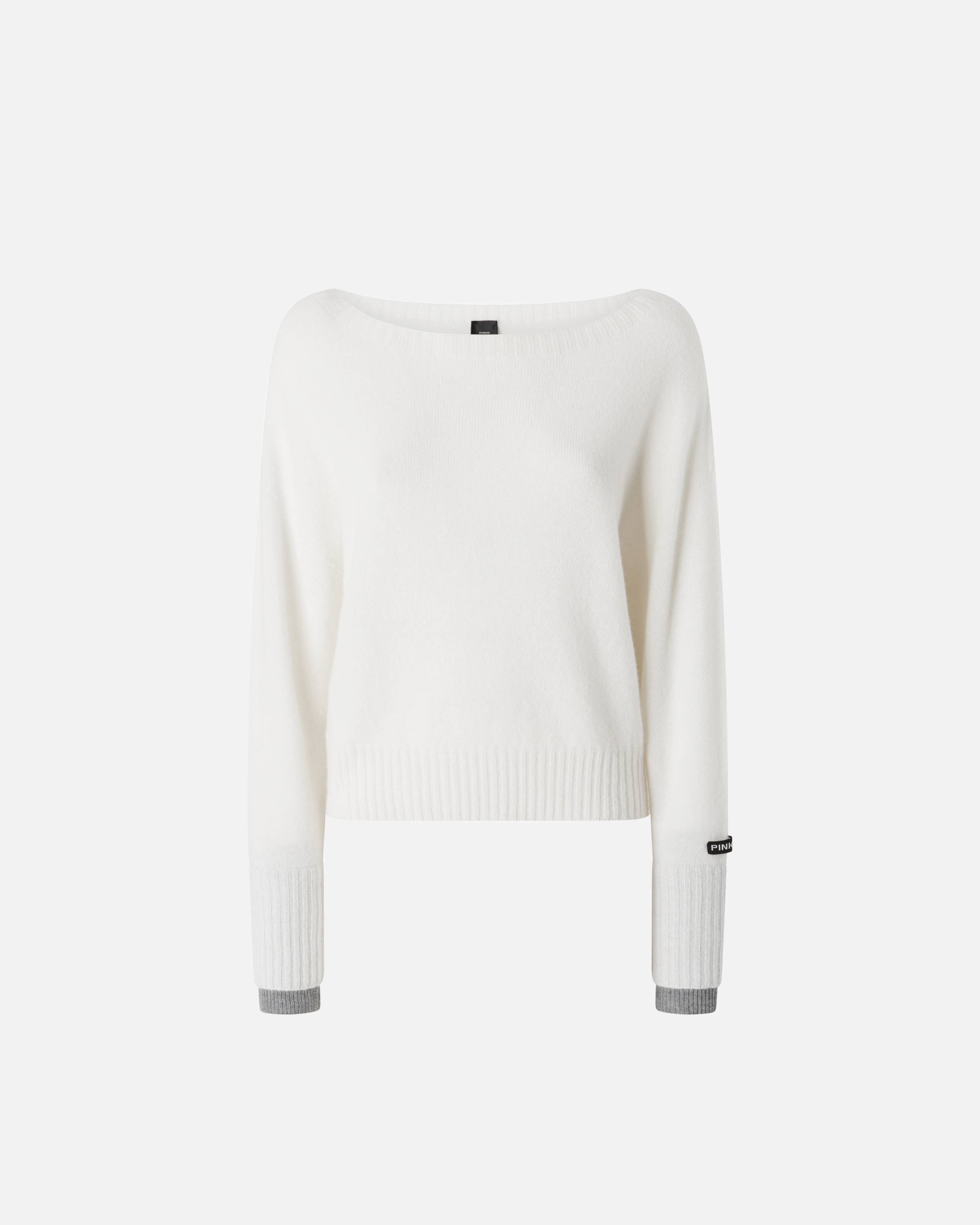 Pinko Sweaters In White/grey