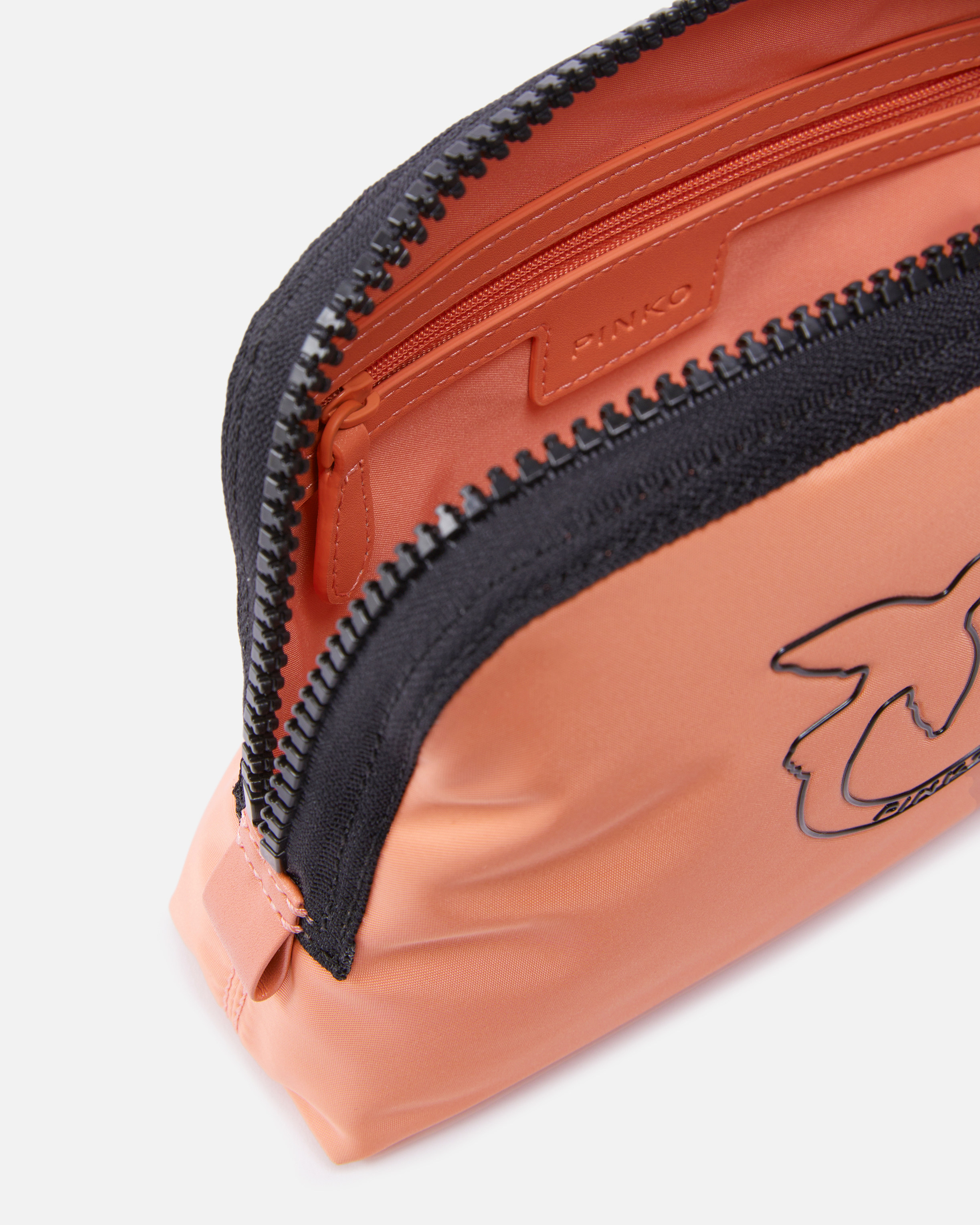Pinko Small Bag In Recycled Fabric With Logo