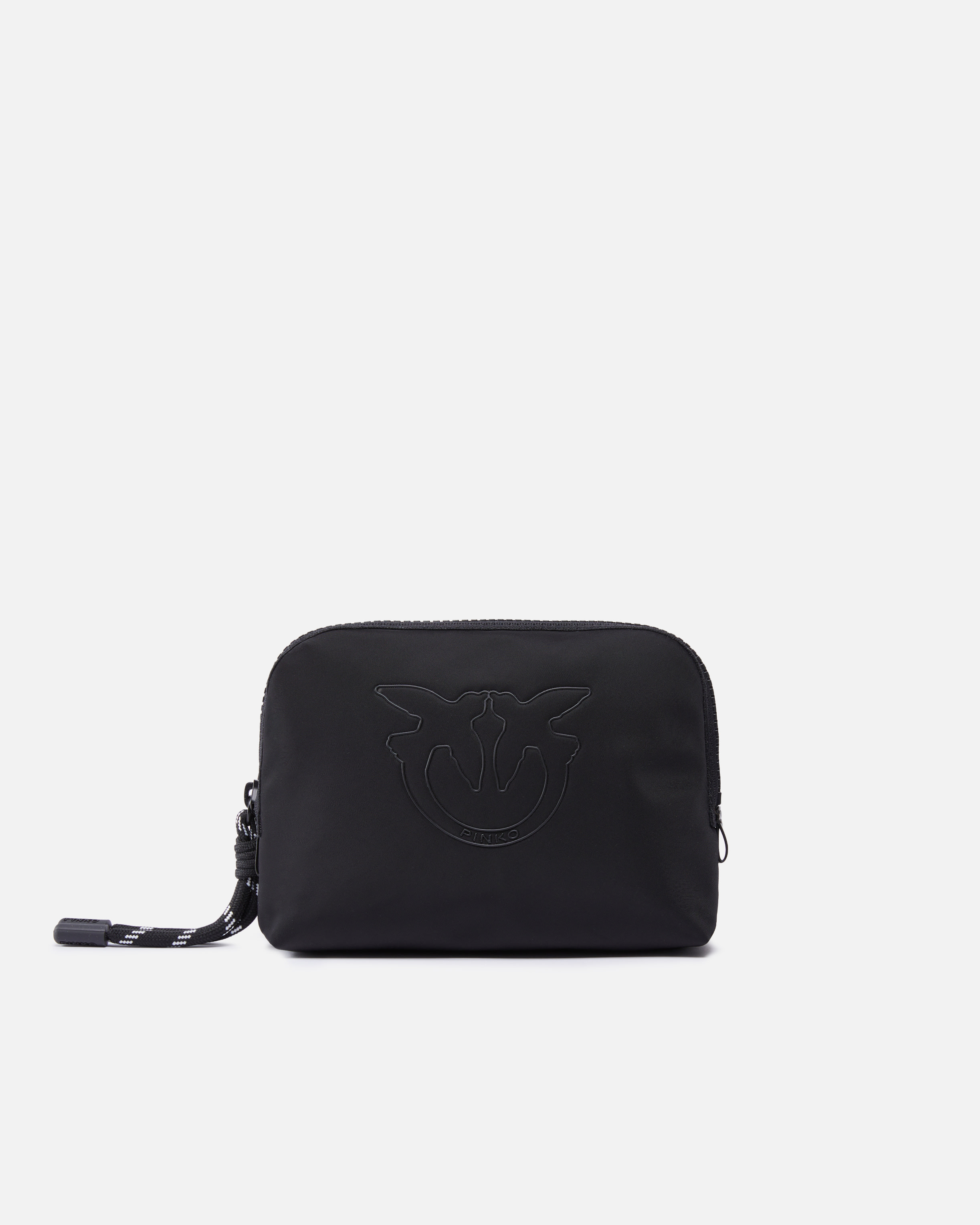 Pinko Small Bag In Recycled Fabric With Logo
