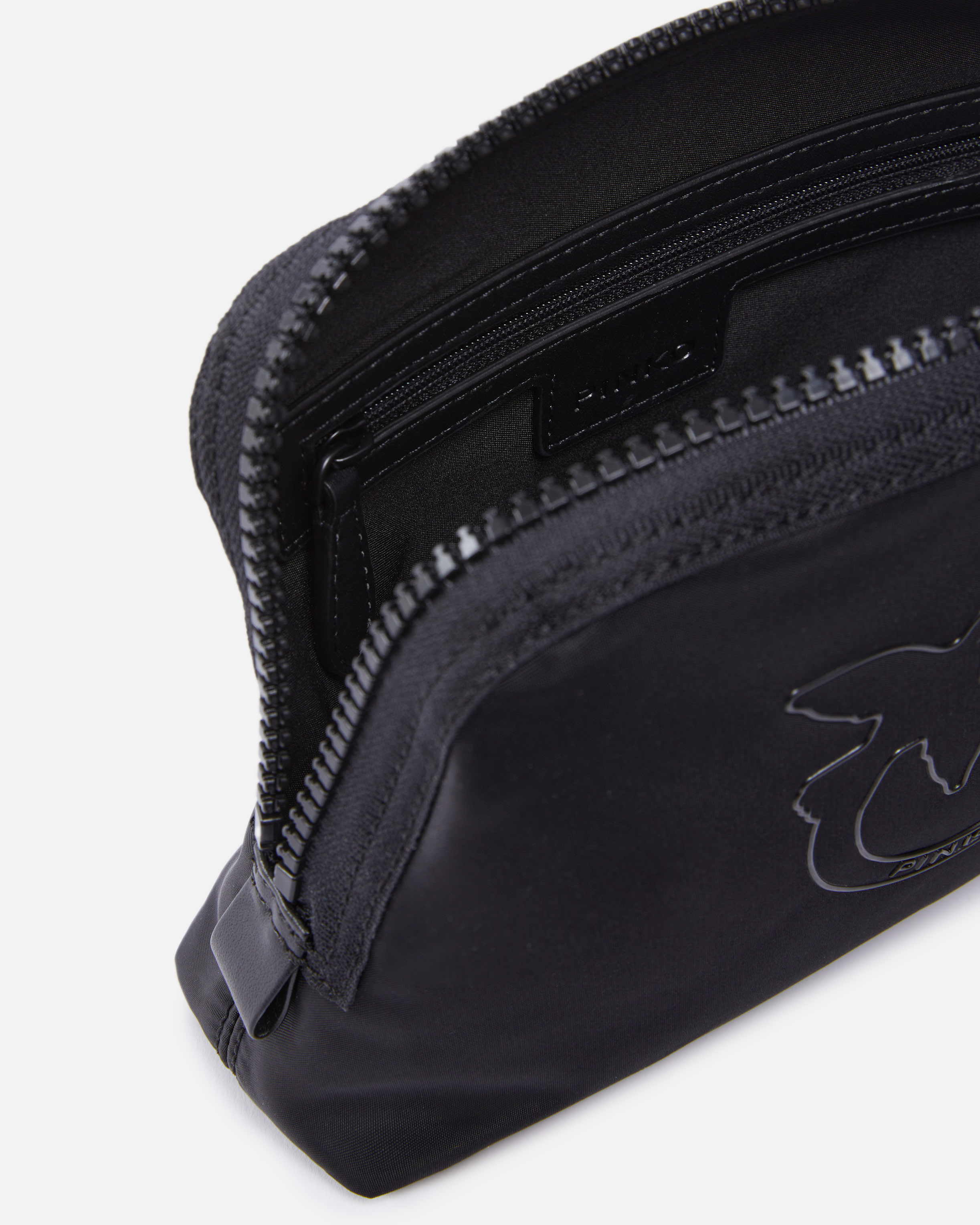 Pinko Small Bag In Recycled Fabric With Logo